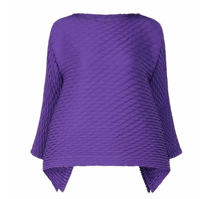 Issey Miyake Issey Miyake Purple fish-scale top Size M / US 6-8 / IT 42-44 - 1 Thumbnail