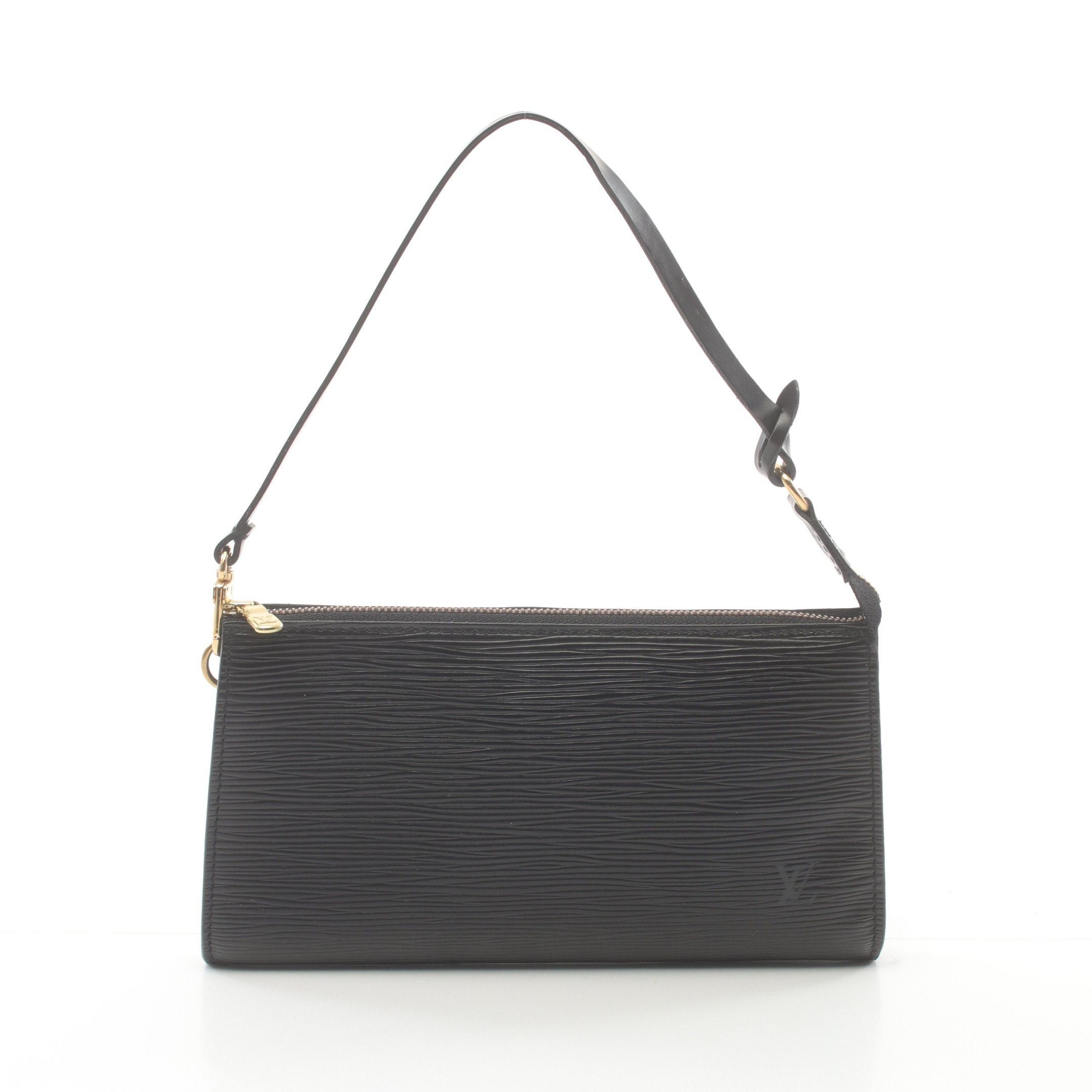 Louis Vuitton Louis Vuitton Pochette Accessoires Epi Noir Handbag Leather Black Size ONE SIZE - 1 Thumbnail