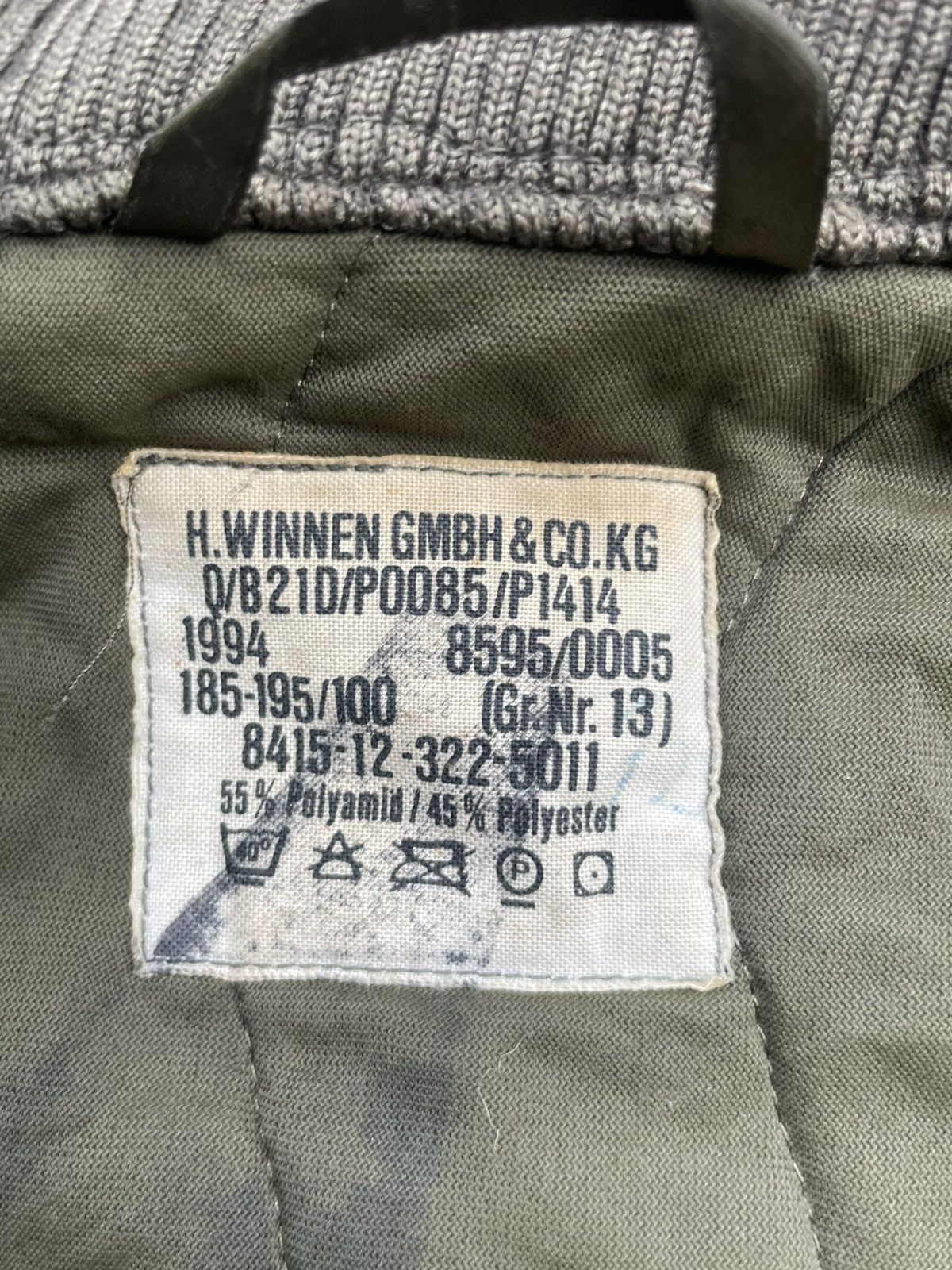 Vintage Vintage 1994 H.Winnen GMBH Quilted Jacket Size US XL / EU 56 / 4 - 14 Thumbnail
