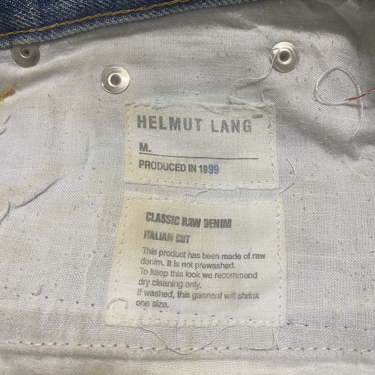 Helmut Lang Vintage Helmut Lang Classic Jeans Release Hem Size US 28 / EU 44 - 22 Thumbnail