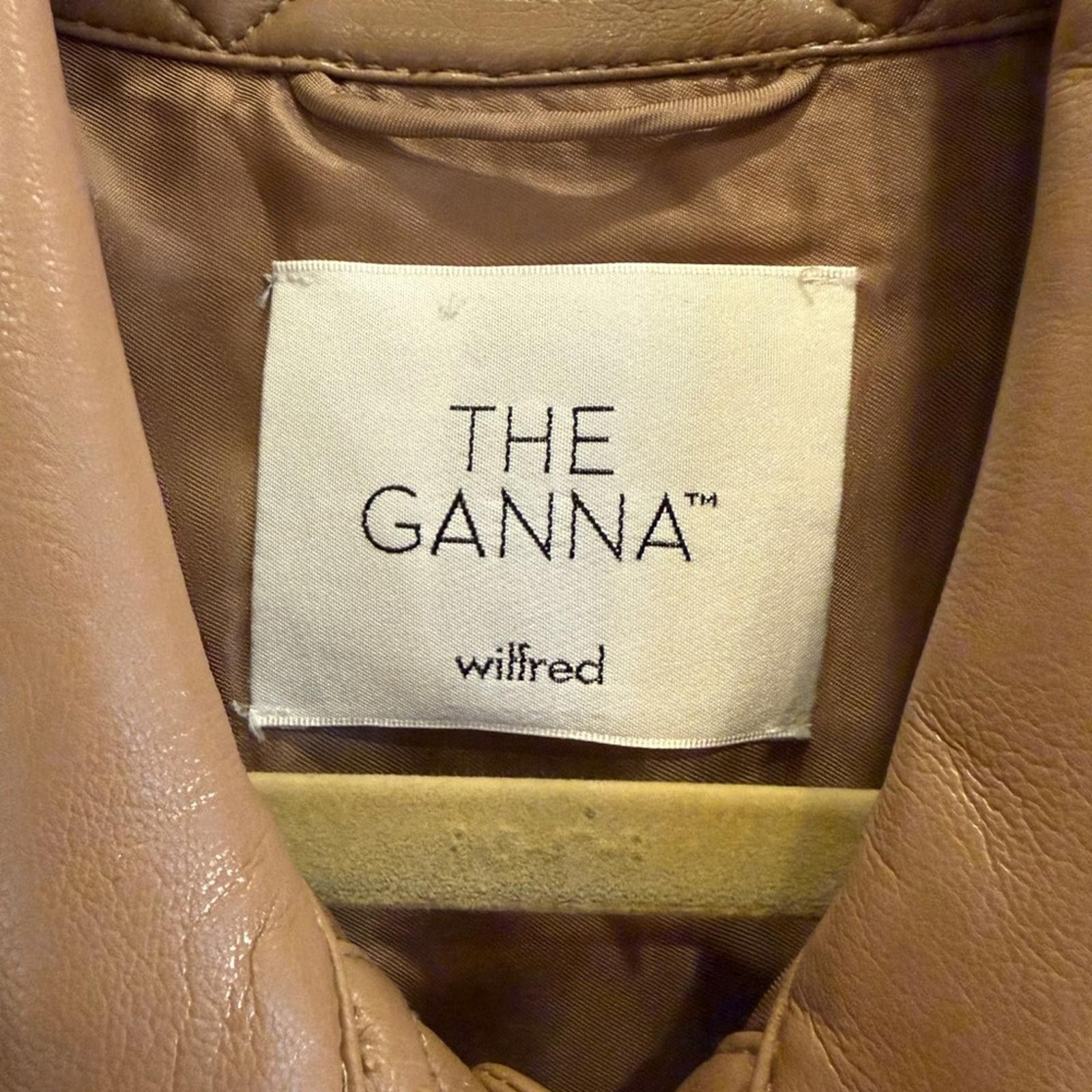 Other Wilfred Aritzia Women’s The Ganna Faux Leather Shacket Sz S Size S / US 4 / IT 40 - 6 Thumbnail