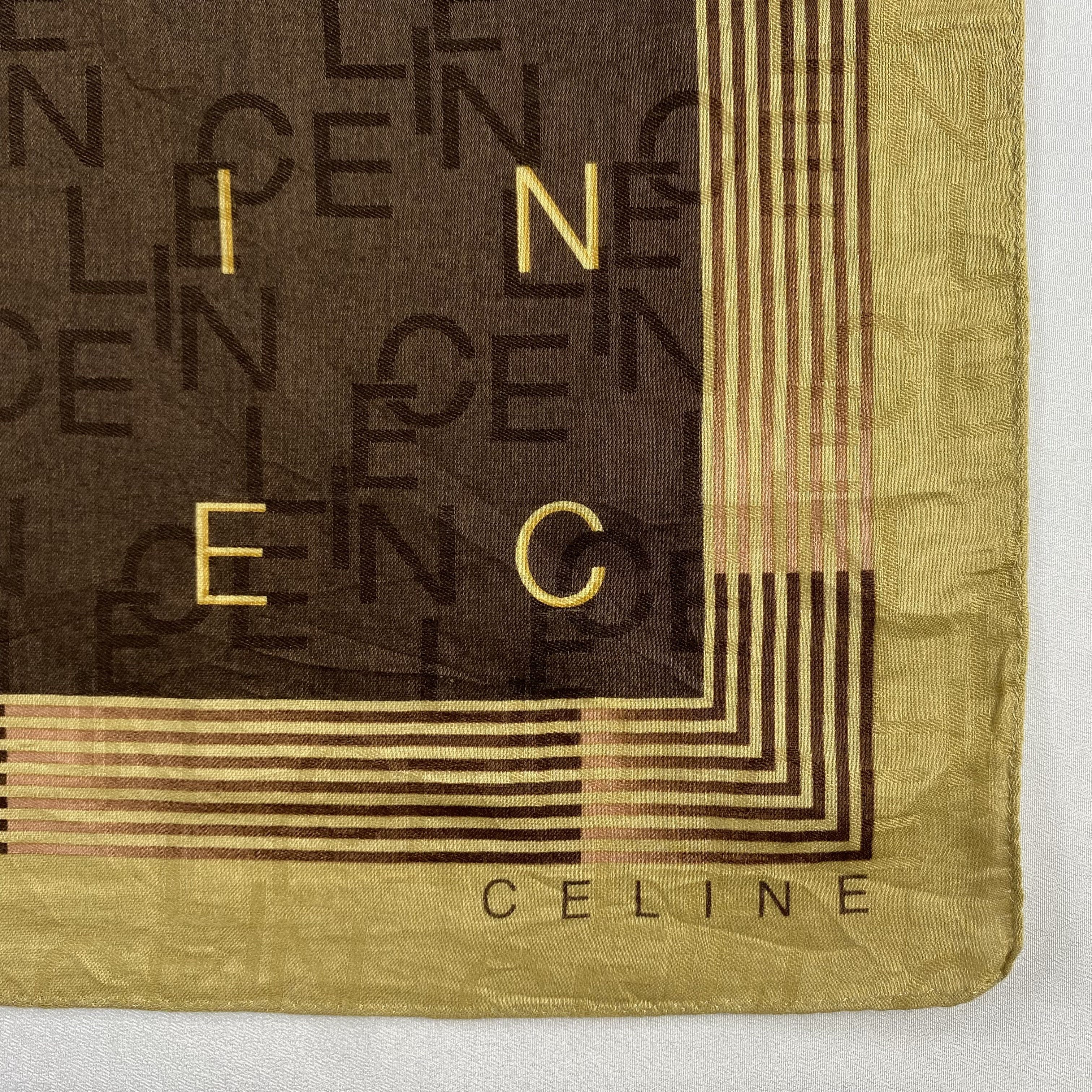 Celine × Vintage Celine Neckerchief / Bandana / Handkerchief-P539 Size ONE SIZE - 3 Thumbnail