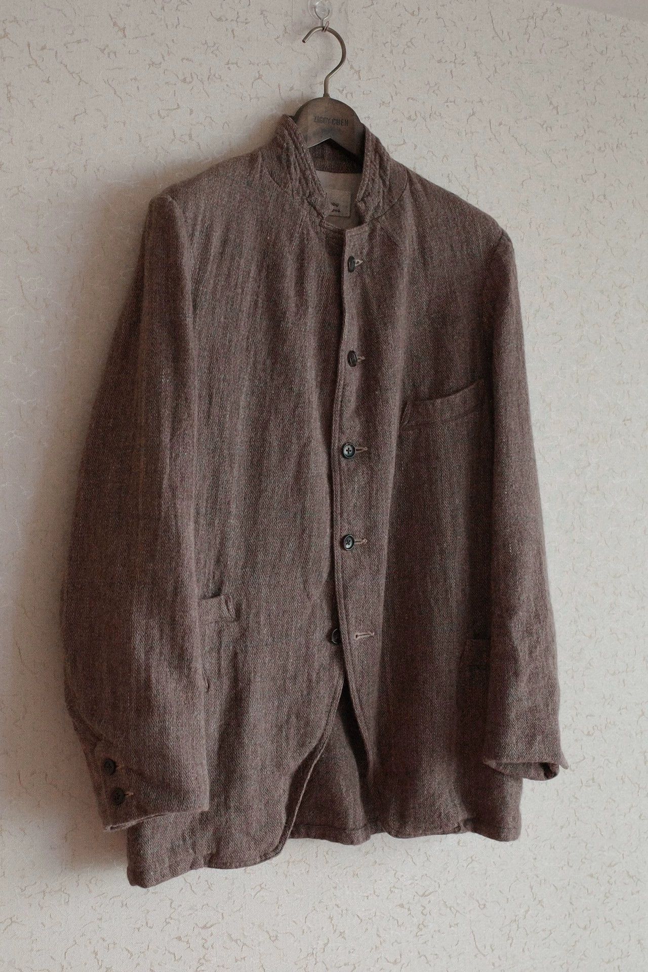 Other Kaval 00s Mixed Weave Coarse Wool Linen Jacket Size US S / EU 44-46 / 1 - 2 Thumbnail