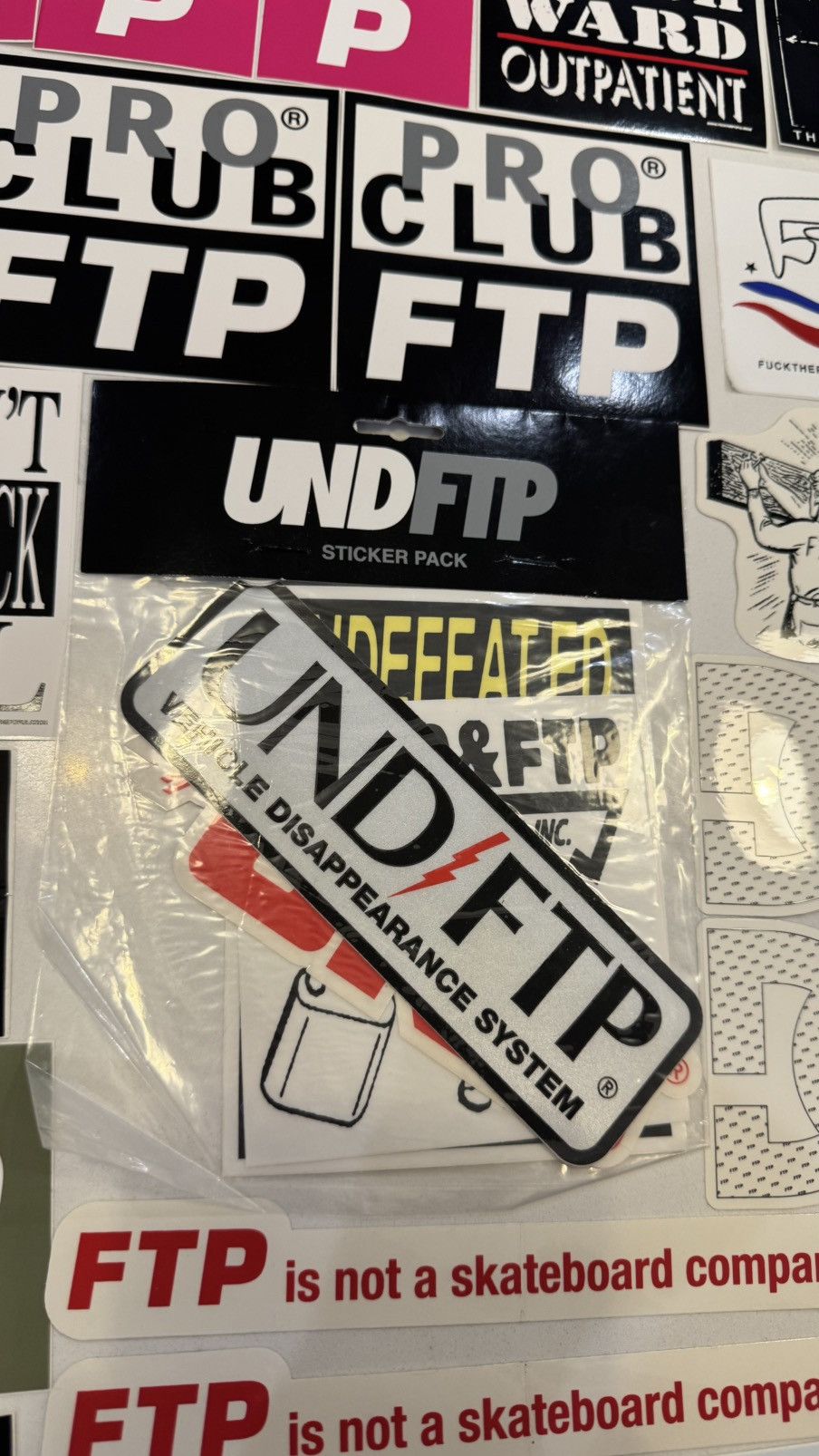 Fuck The Population Ftp Sticker Collection Fuck The Population sticker logo lot Size ONE SIZE - 6 Thumbnail