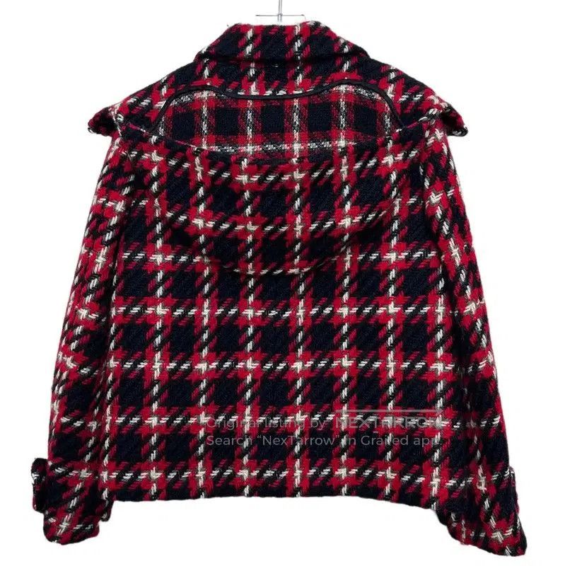 Miu Miu Miu Miu Red Cotton Blend Jacket . Size M / US 6-8 / IT 42-44 - 2 Thumbnail