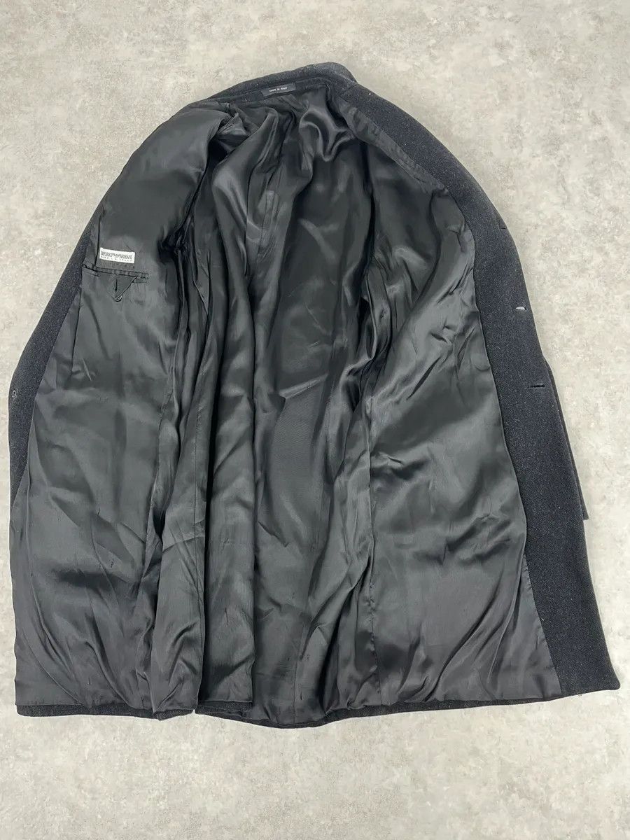Emporio Armani 1990s Emporio Armani Dark Obscure Wool Long Coat Size US M / EU 48-50 / 2 - 10 Thumbnail