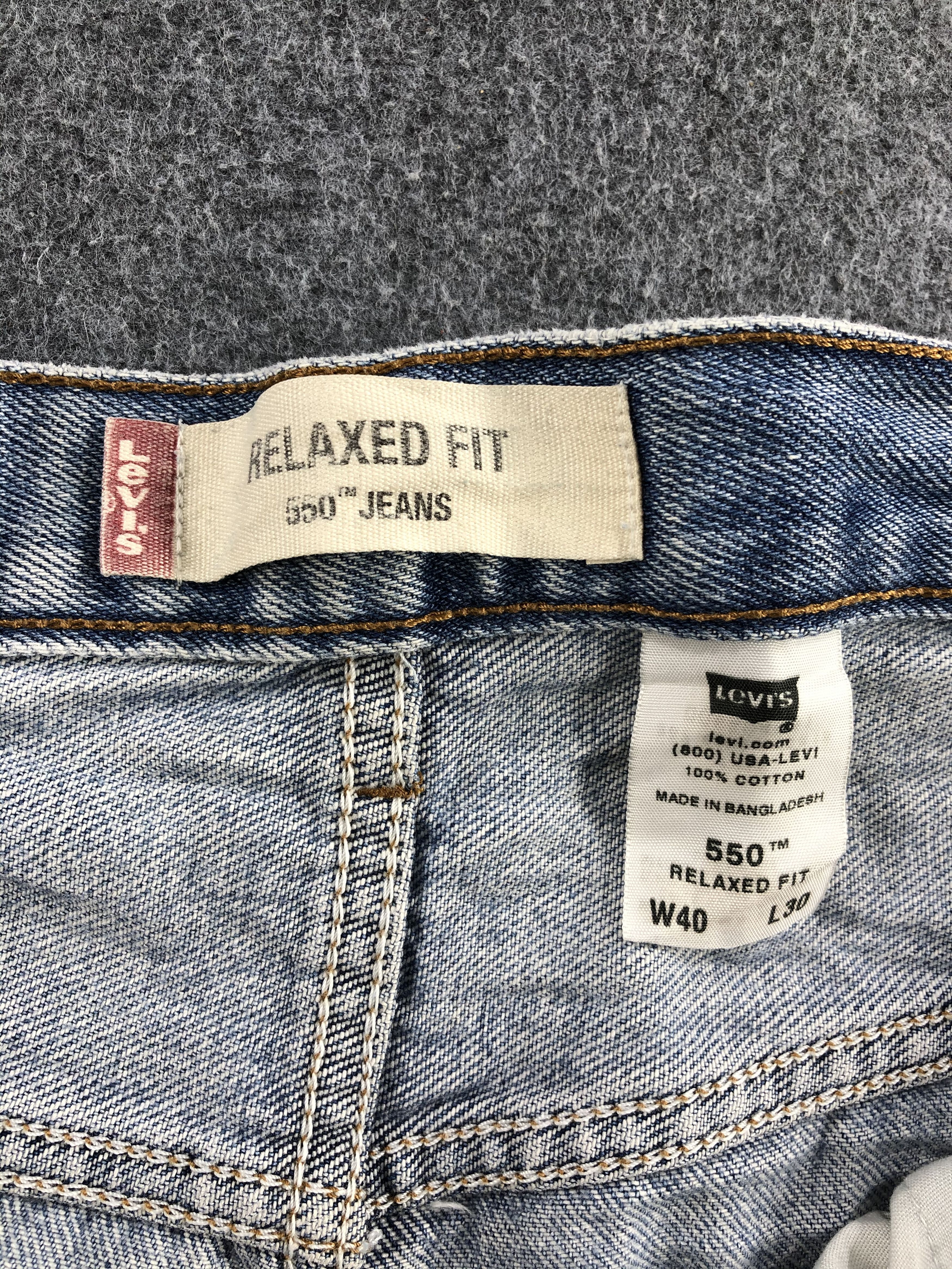 Levi's Vintage Light Wash Levis 550 Jeans-JM707 Size US 40 / EU 56 - 7 Thumbnail