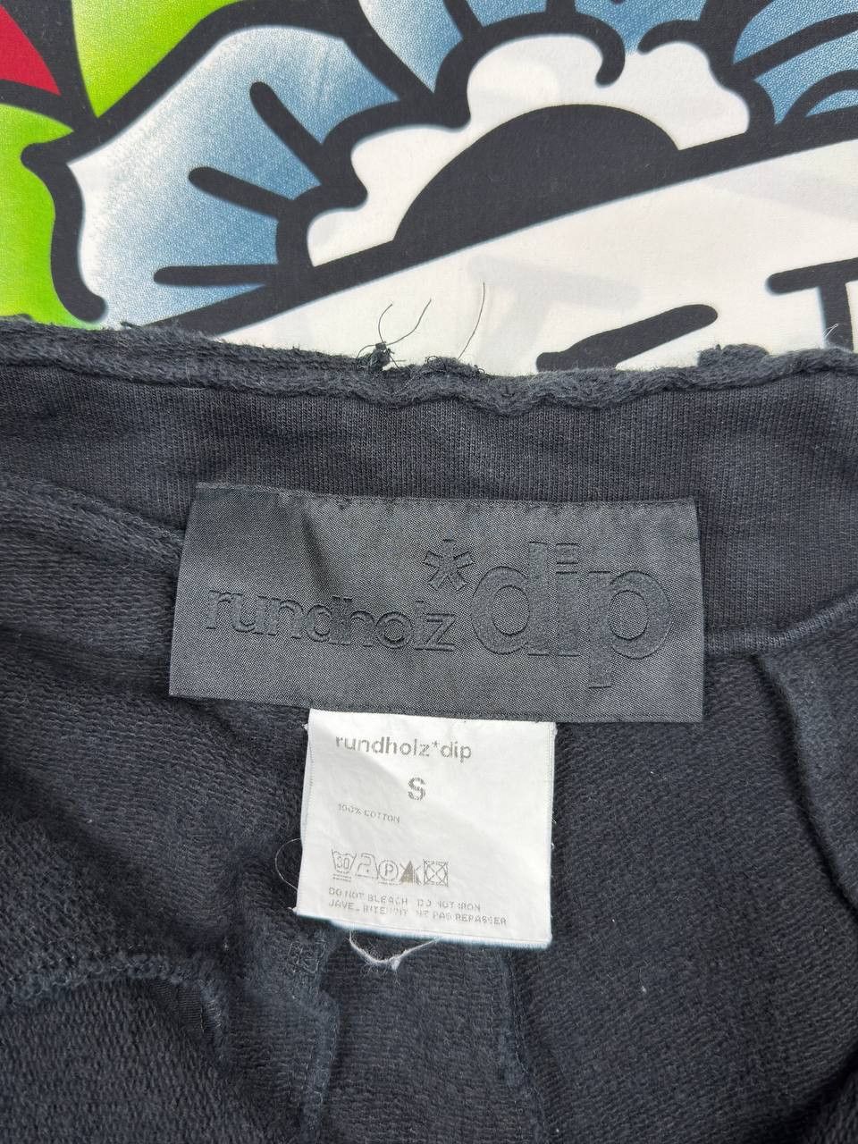 Rundholz Rundholz dip Avant garde baggy goth pants women's S Size 29" - 3 Thumbnail
