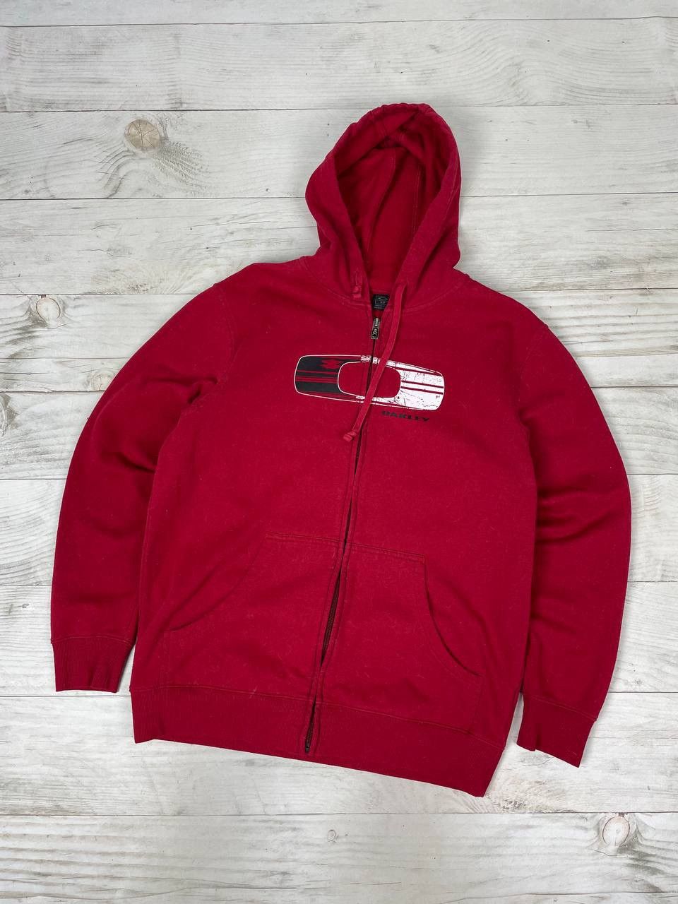 Vintage Oakley Hoodie 00s Full Zip Big Logo Gorpcore