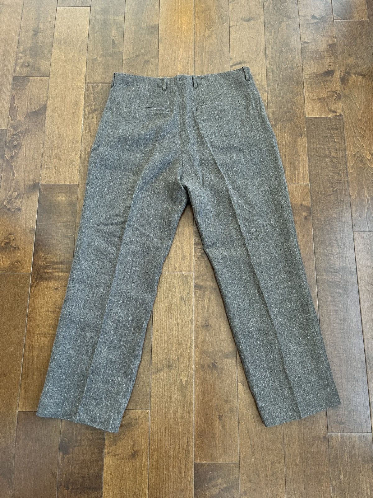 Our Legacy BORROWED CHINO - Tobacco Delave Linen Size US 40 / EU 56 - 8 Thumbnail