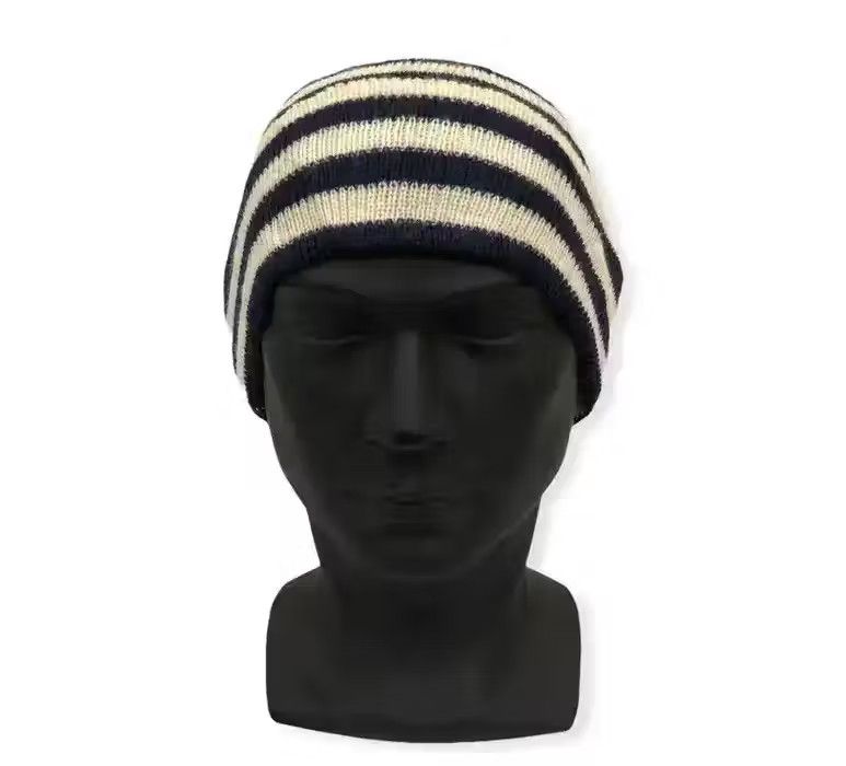 image of Vintage Dunlop Striped Design Beanie, Men's