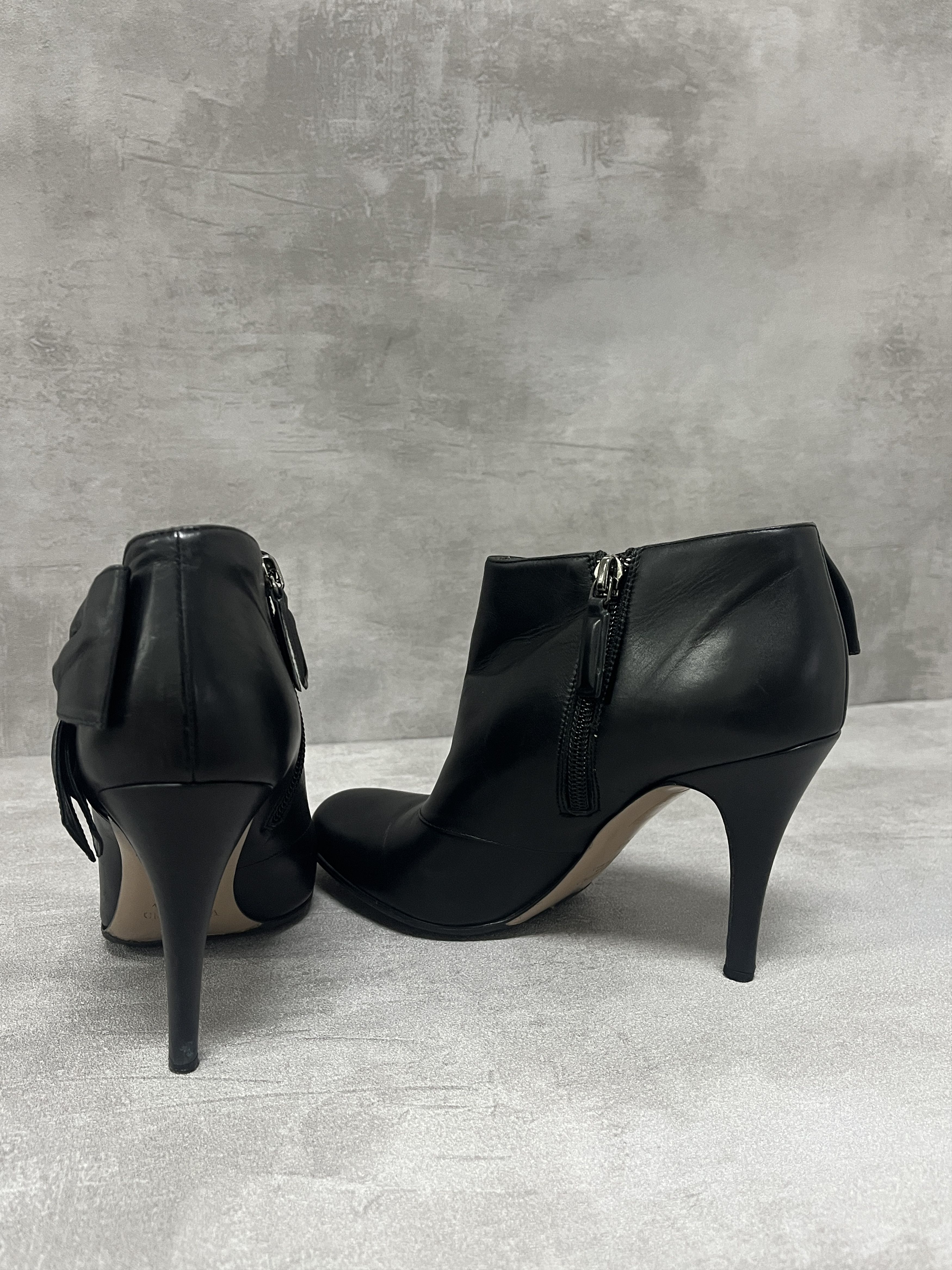 Valentino Valentino Black Ankle Boots With 90mm Heels Size US 5.5 / IT 35.5 - 5 Thumbnail