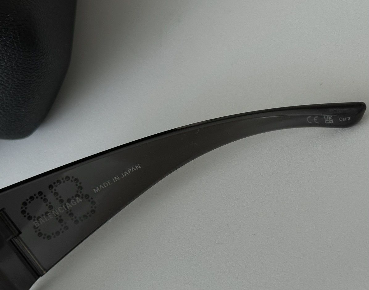Balenciaga Balenciaga black shield BB mask sunglasses Size ONE SIZE - 14 Thumbnail