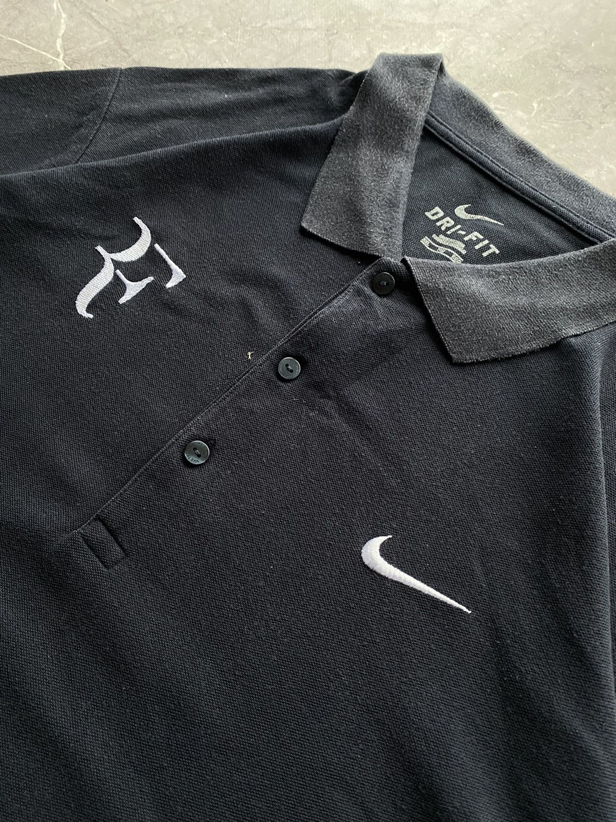 Nike Vintage 2010 Nike RF Roger Federer Dri-Fit Polo Tennis Size US XXL / EU 58 / 5 - 4 Thumbnail