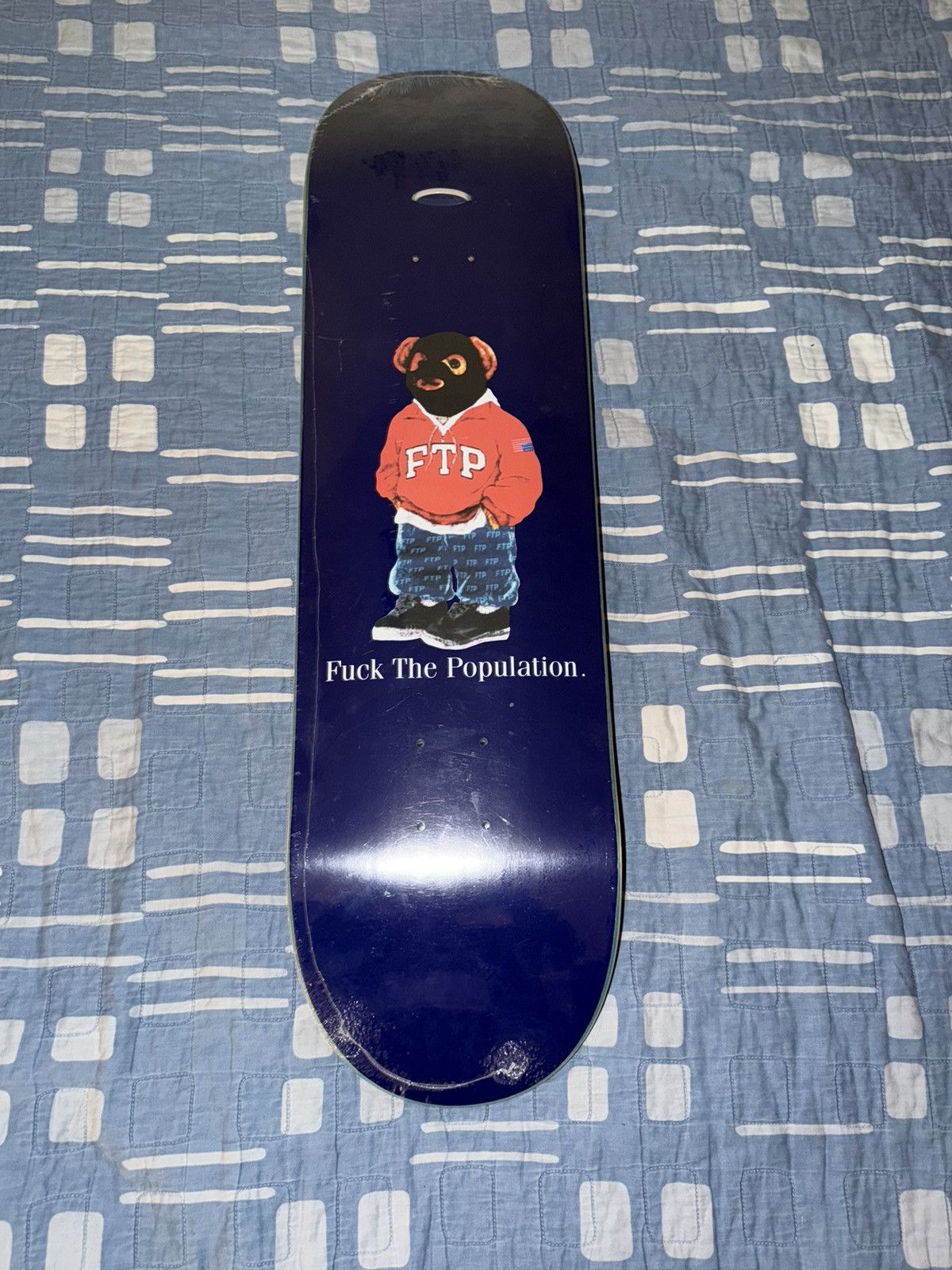 Fuck The Population FTP Bear Skateboard Size ONE SIZE - 1 Thumbnail