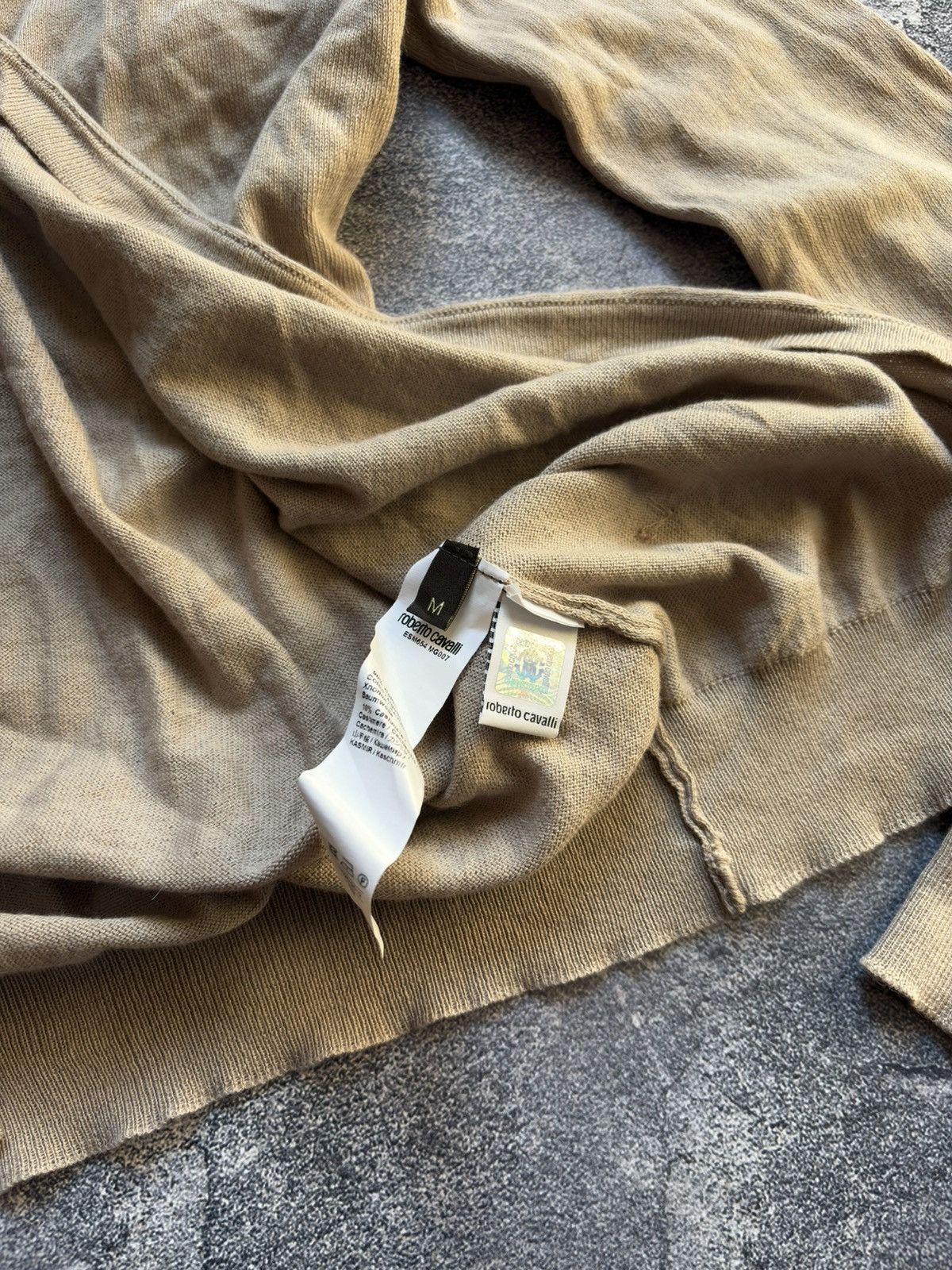 Roberto Cavalli Roberto Cavalli Luxury Cotton Cashmere Metal Logo Cardigan Size M / US 6-8 / IT 42-44 - 8 Thumbnail