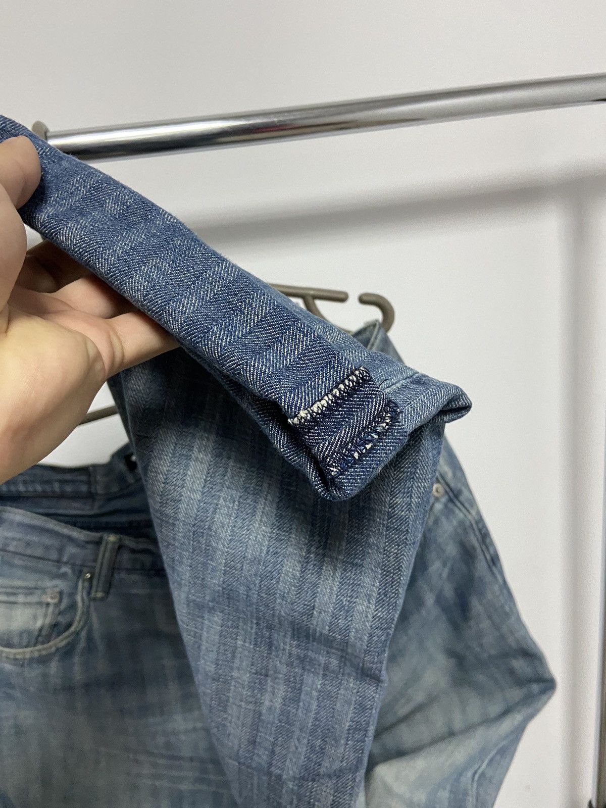 Massimo Osti × Stone Island × Vintage RARE Stone Island Denims Vintage jeans Pants stripes Size US 34 / EU 50 - 6 Thumbnail
