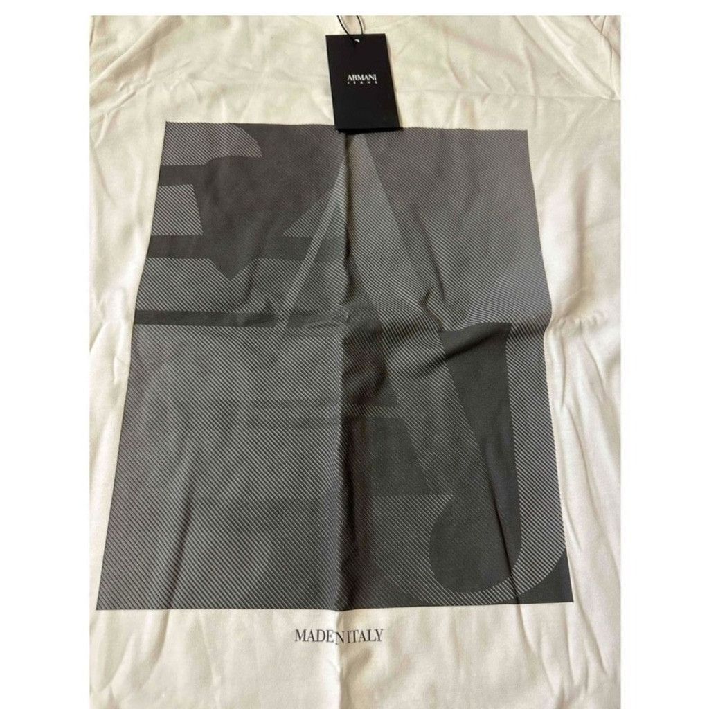 Emporio Armani Armani Jeans Made in Italy Graphic T-Shirt Statement Tee XL Size US XL / EU 56 / 4 - 4 Thumbnail