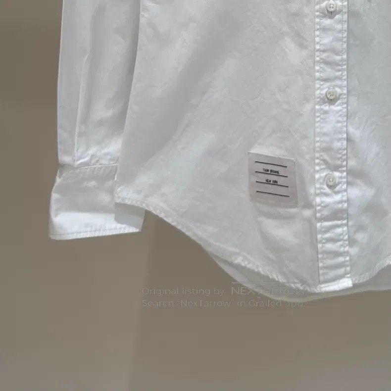 Thom Browne Thom Browne Classic Shirt in White Oxford Cloth Size XS / US 0-2 / IT 36-38 - 2 Thumbnail