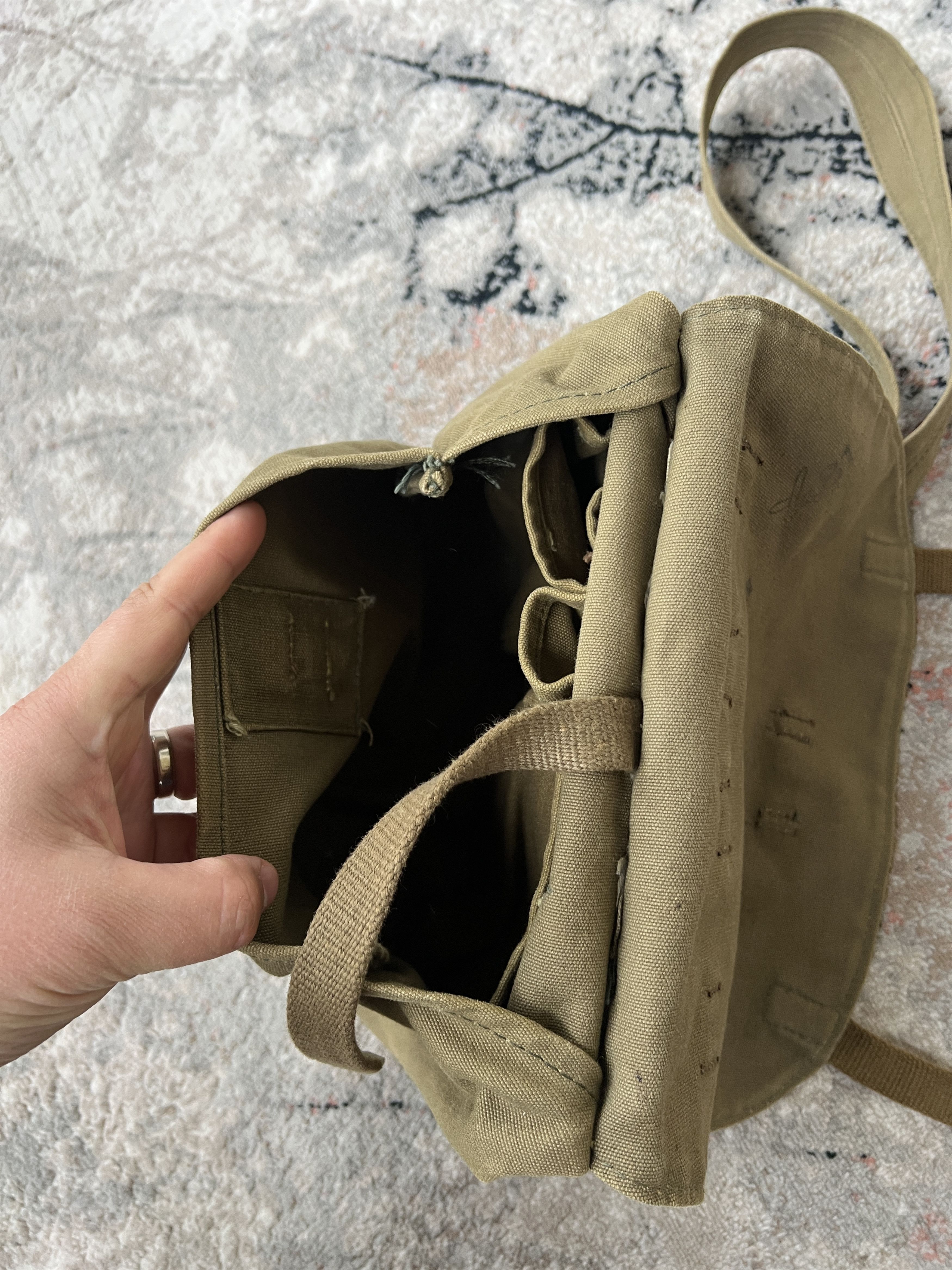 Japanese Brand Vintage Military Bag Size ONE SIZE - 7 Thumbnail