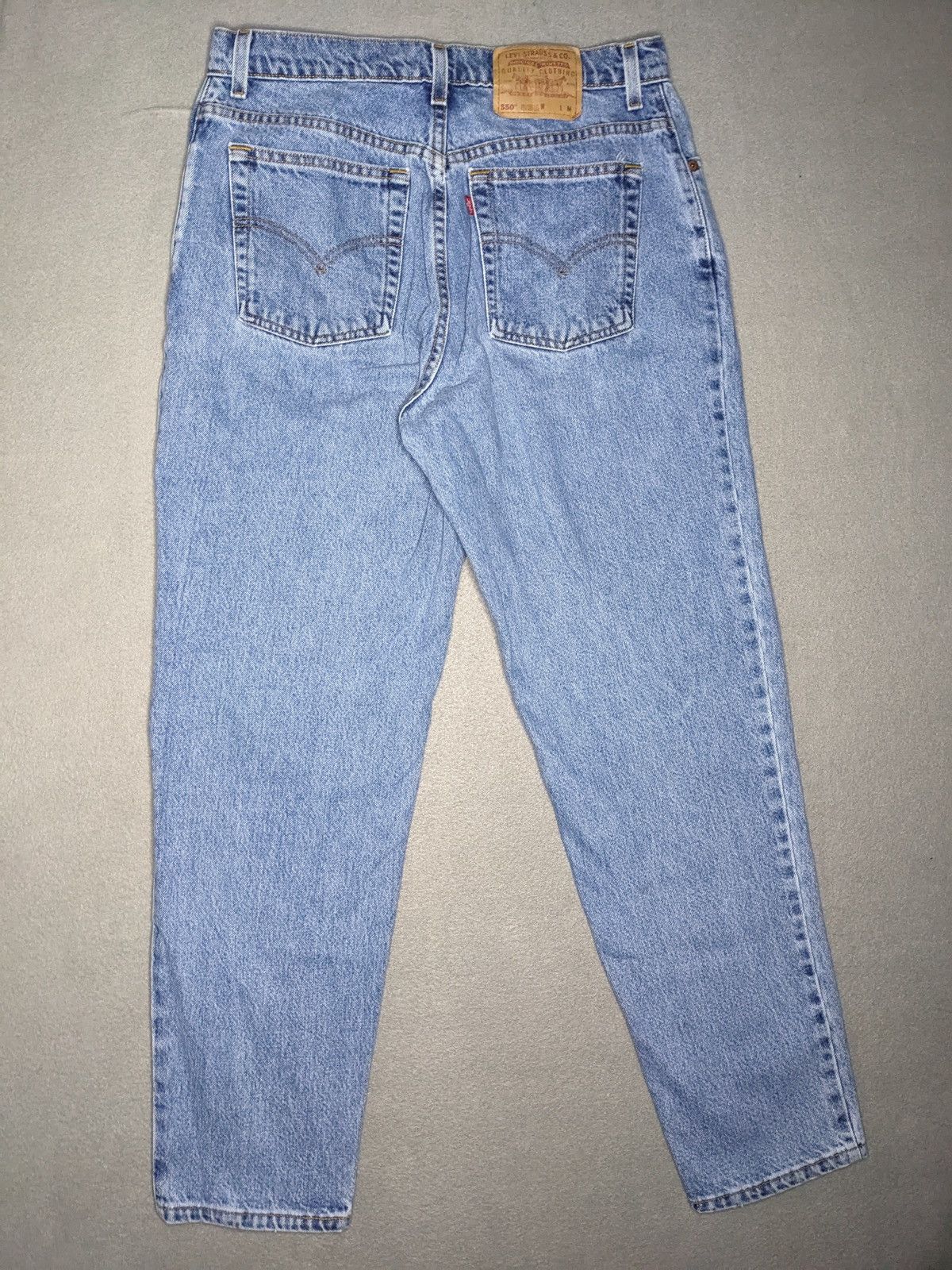 Levi's VTG 90s Levis Jeans 550 Made USA Womens 32x30 Denim Relaxed Size 32" / US 10 / IT 46 - 3 Thumbnail