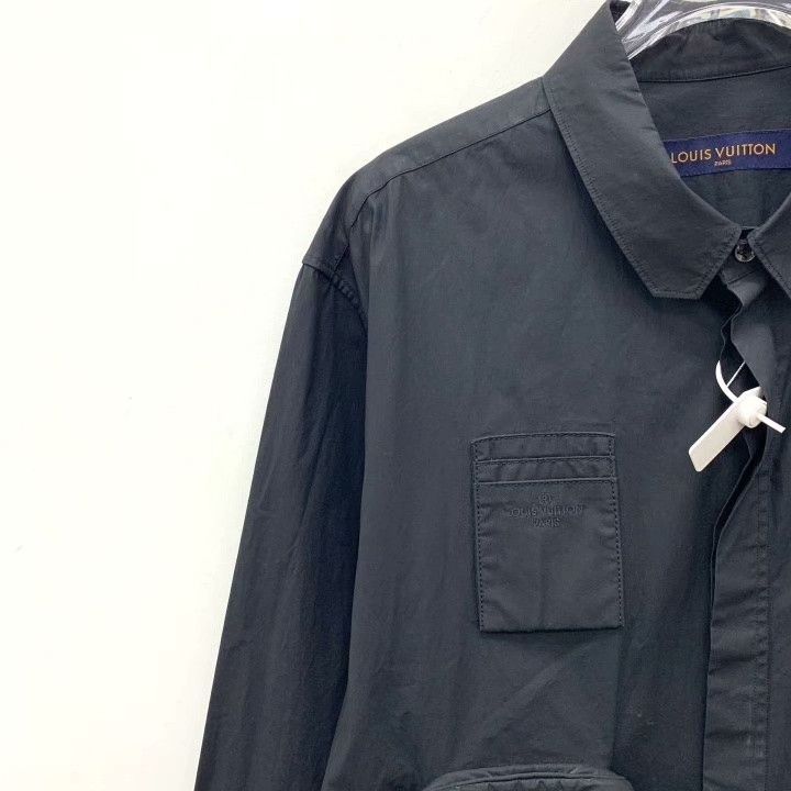 Louis Vuitton Louis Vuitton Cotton Collared Long Sleeve Shirt Size US XL / EU 56 / 4 - 3 Thumbnail