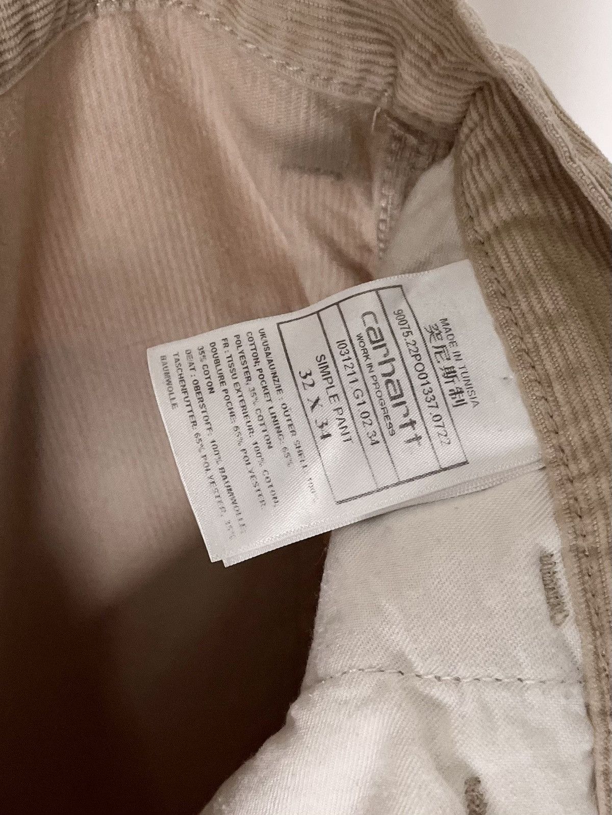 Carhartt Vintage Carhartt 🎱 Velvet Corduroy Simple Pants Jeans Size US 32 / EU 48 - 8 Thumbnail