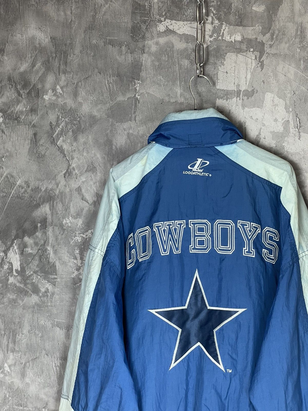 Logo Athletic × NFL × Vintage Vintage Cowboys Logo Athletic Vintage 90s Rare light jacket Size US XL / EU 56 / 4 - 11 Thumbnail