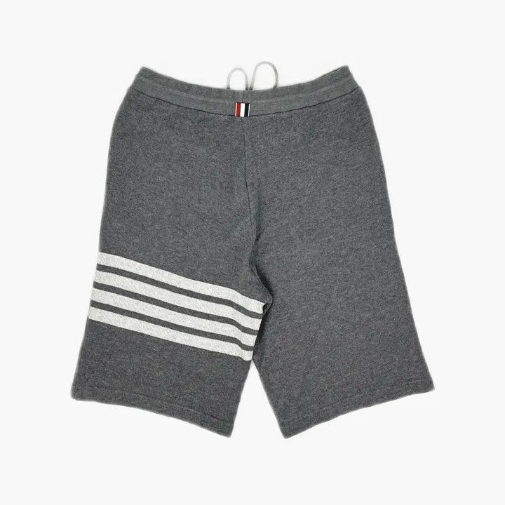 Thom Browne Thom Browne Gray Striped Sports Shorts -2507 Size US 26 / EU 42 - 3 Thumbnail