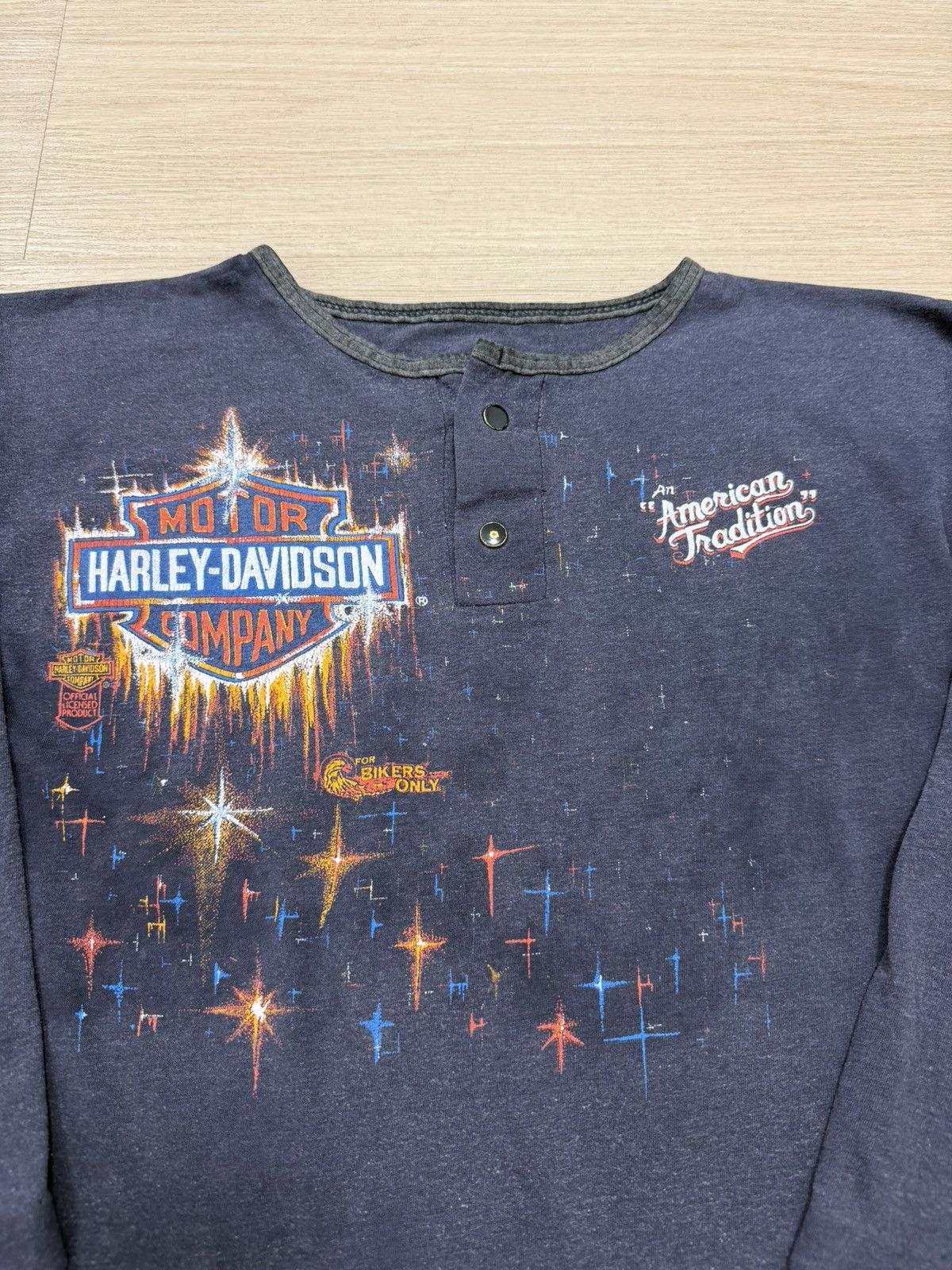 Other Vintage 80s harley-davidson tee Size US L / EU 52-54 / 3 - 3 Thumbnail