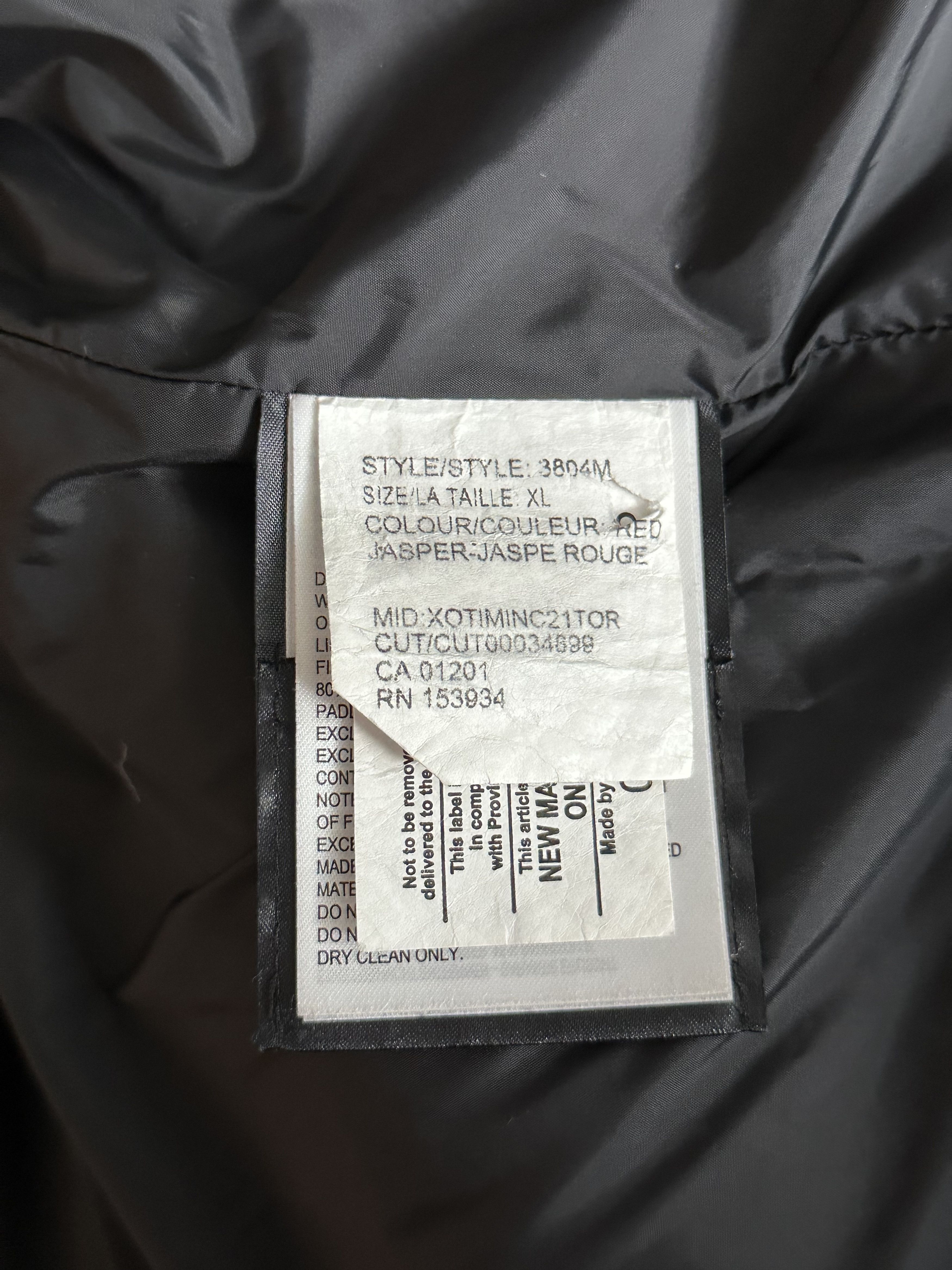 Canada Goose Canada Goose Red Macmillan Men's Jacket Size US XL / EU 56 / 4 - 4 Thumbnail