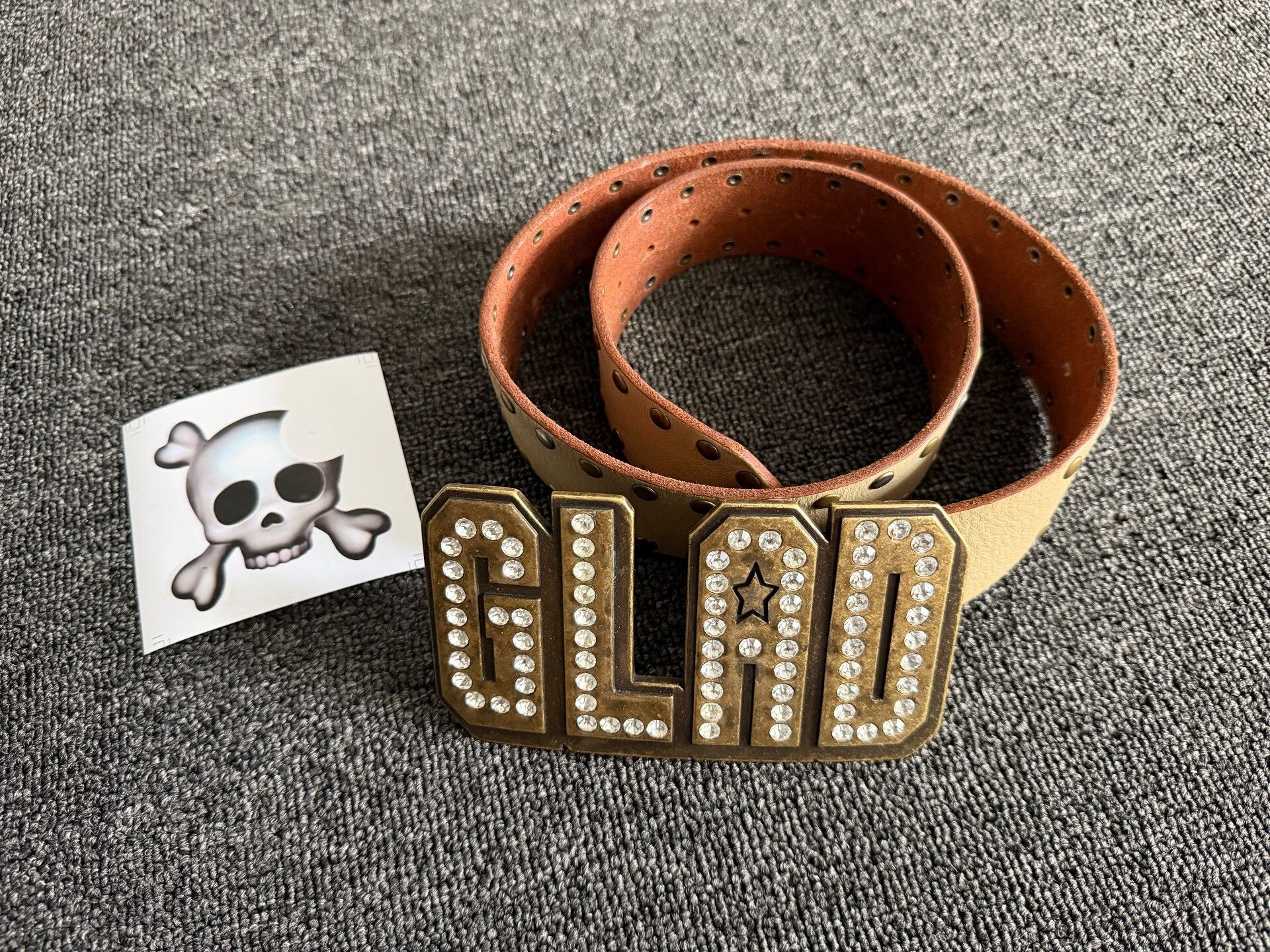 Japanese Brand GLAD NEWS Rhinestone Belt for Women Size ONE SIZE - 1 Thumbnail