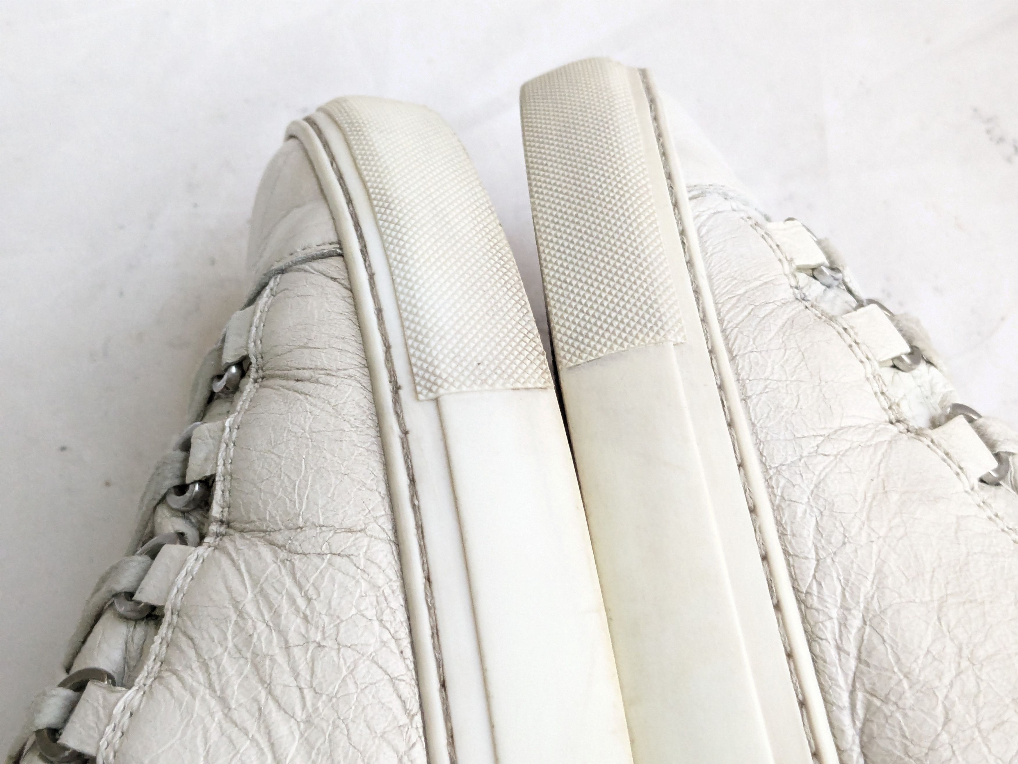 Balenciaga Balenciaga Arena White 7 Leather High Tops Lace Up Size US 7 / EU 40 - 8 Thumbnail