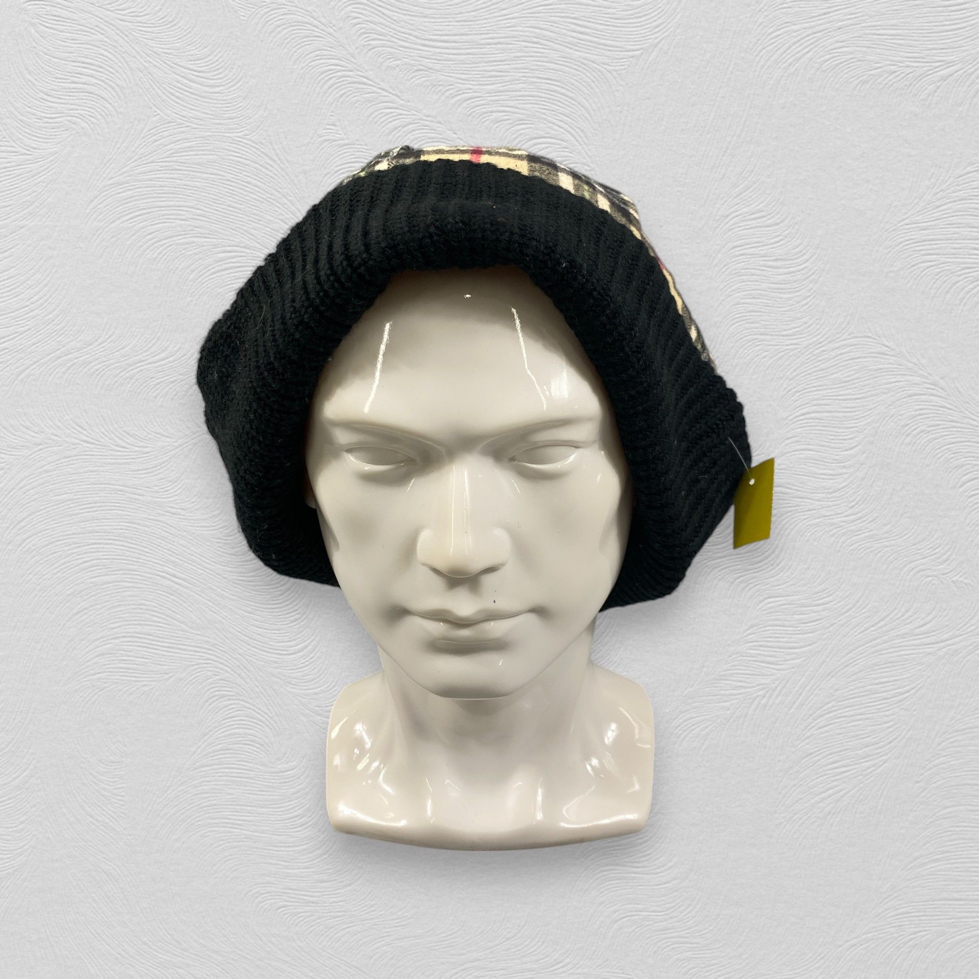 Japanese Brand Checked Snow Cap Beanie Hat -BN1110 Size ONE SIZE - 2 Thumbnail