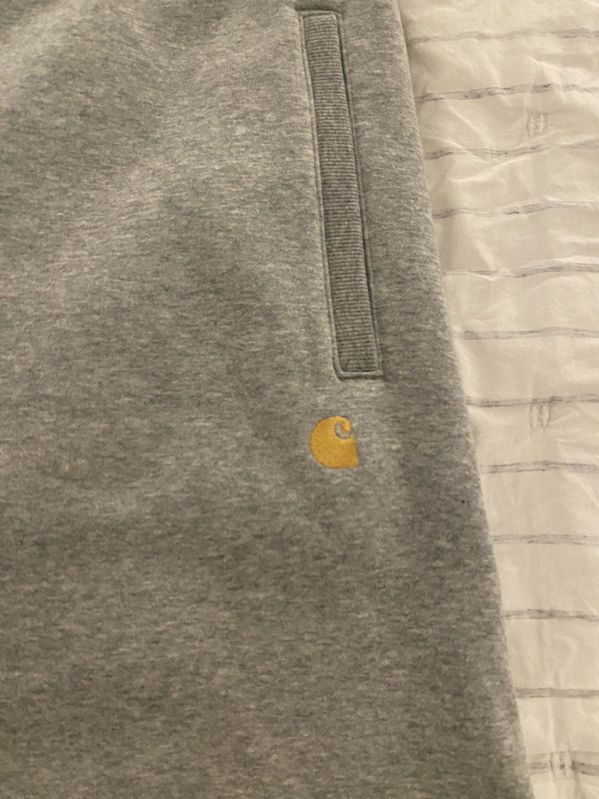 Carhartt Wip Carhartt WIP Chase Sweat Short Heather Grey NWT Size US 40 / EU 56 - 5 Thumbnail