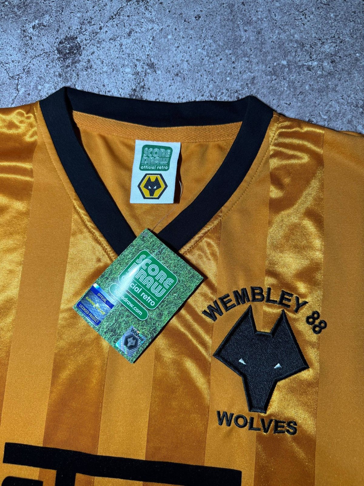 Vintage Wolverhampton Wanderers Football Shirt Soccer Jersey Wolves Size US XL / EU 56 / 4 - 4 Thumbnail