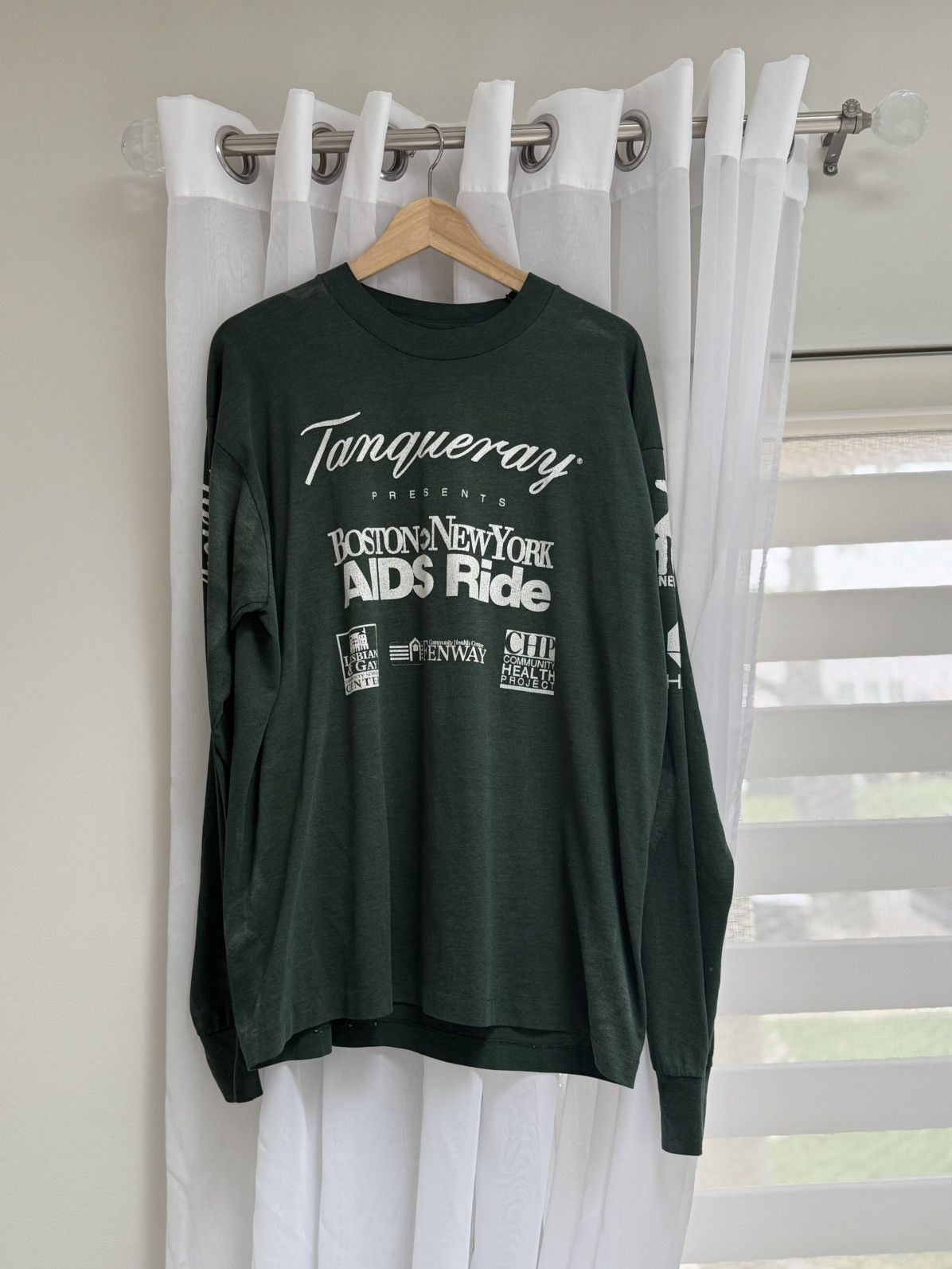 Vintage Vintage Forest green Aids ride tee Size US XL / EU 56 / 4 - 1 Thumbnail