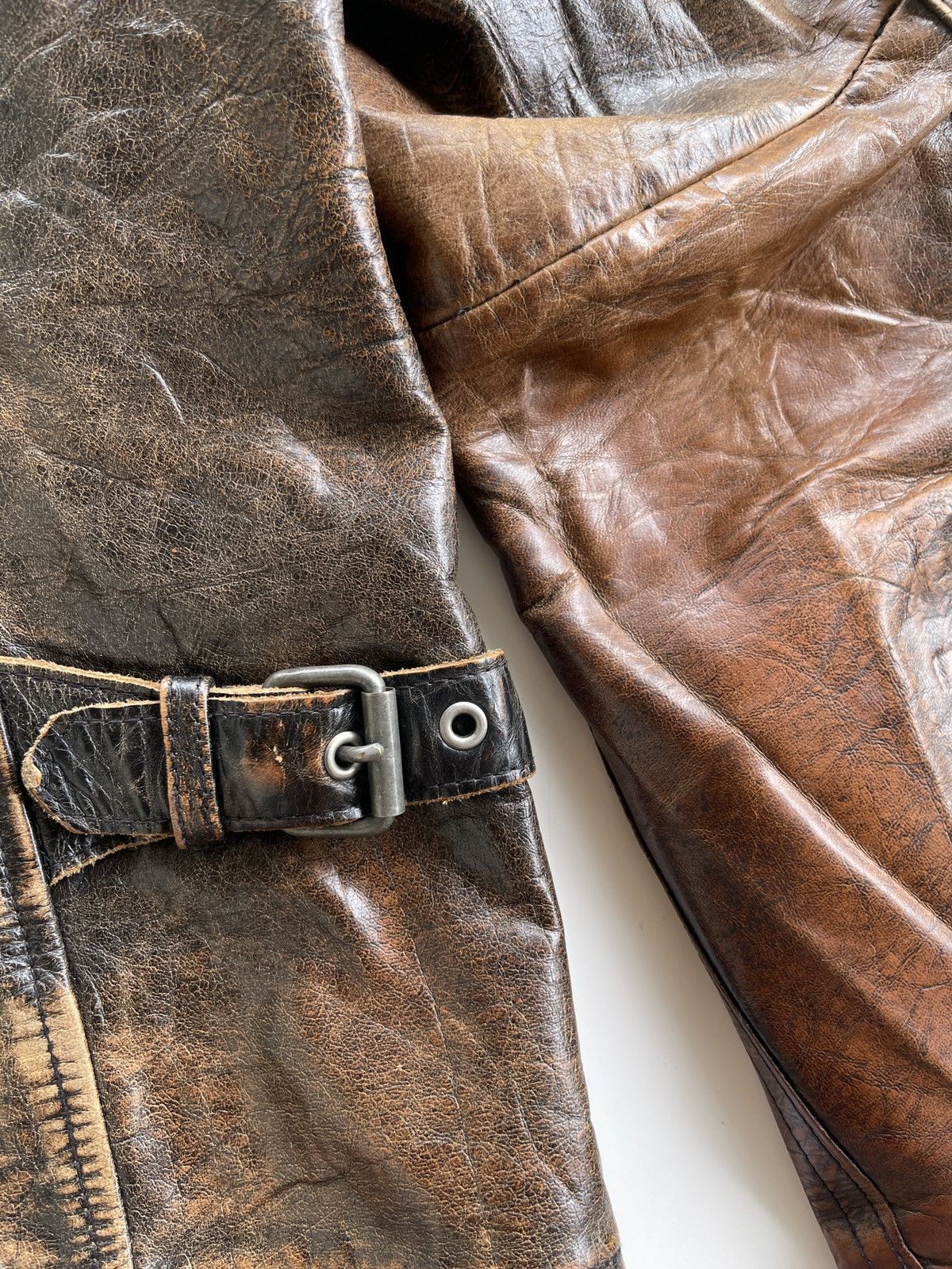 Japanese Brand Cafe Racer Biker Buffalo Leather Jacket Size US M / EU 48-50 / 2 - 20 Thumbnail