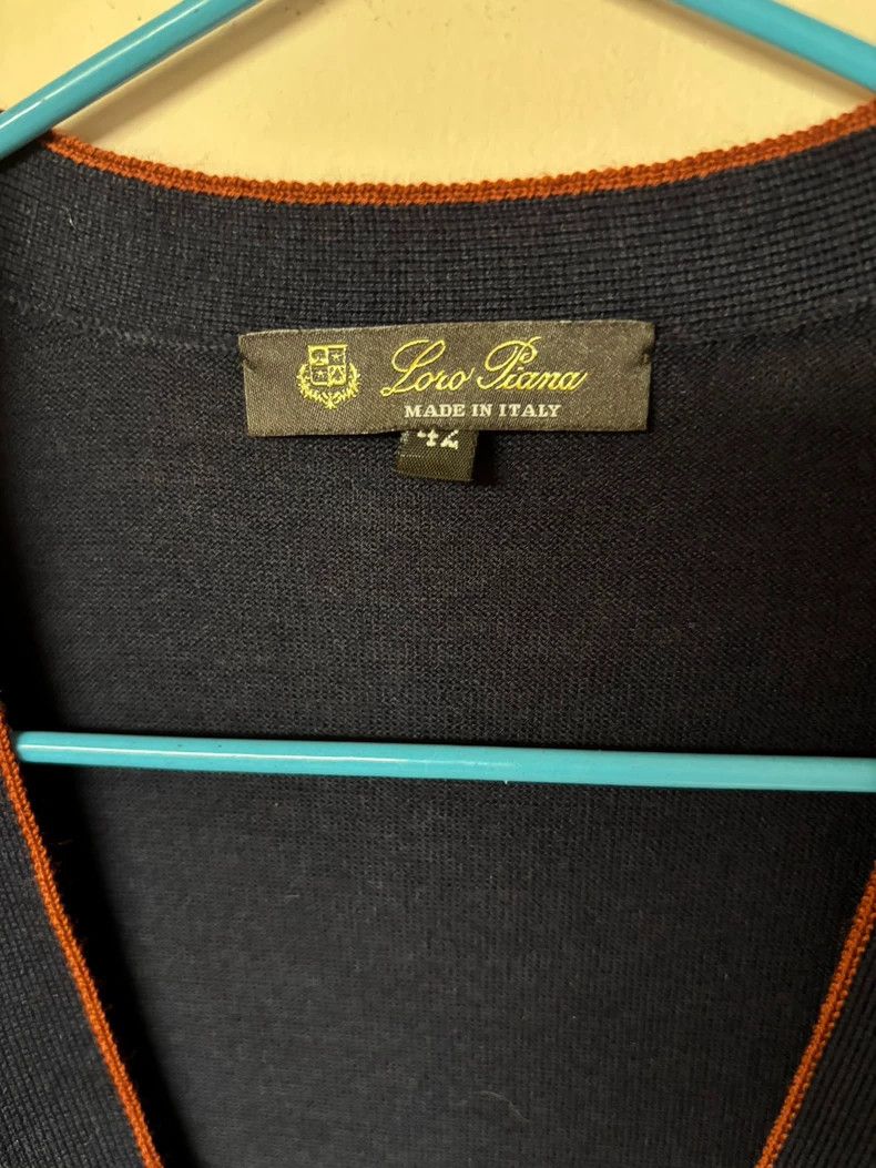 Loro Piana LORO PIANA Wool knit casual cardigan sweater Size L / US 10 / IT 46 - 3 Thumbnail