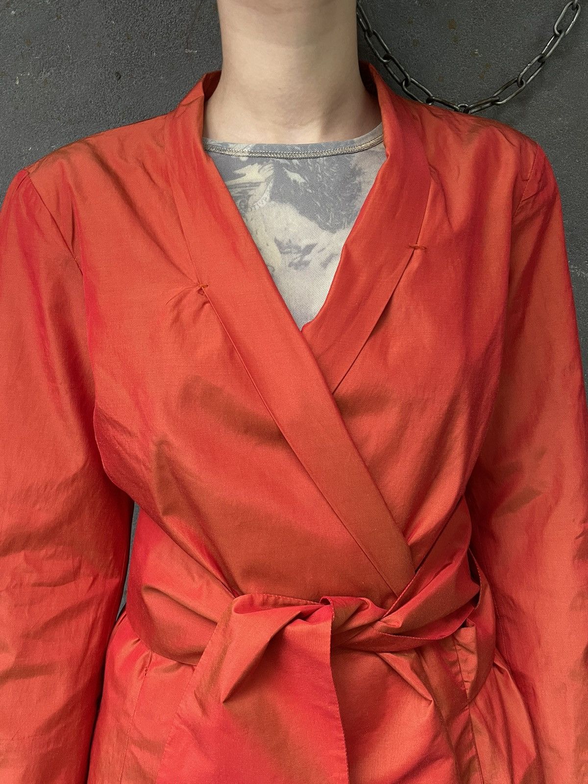 Max Mara × Vintage Vintage Max Mara 90’s Wrap Blouses Silk VERY RARE Size S / US 4 / IT 40 - 6 Thumbnail