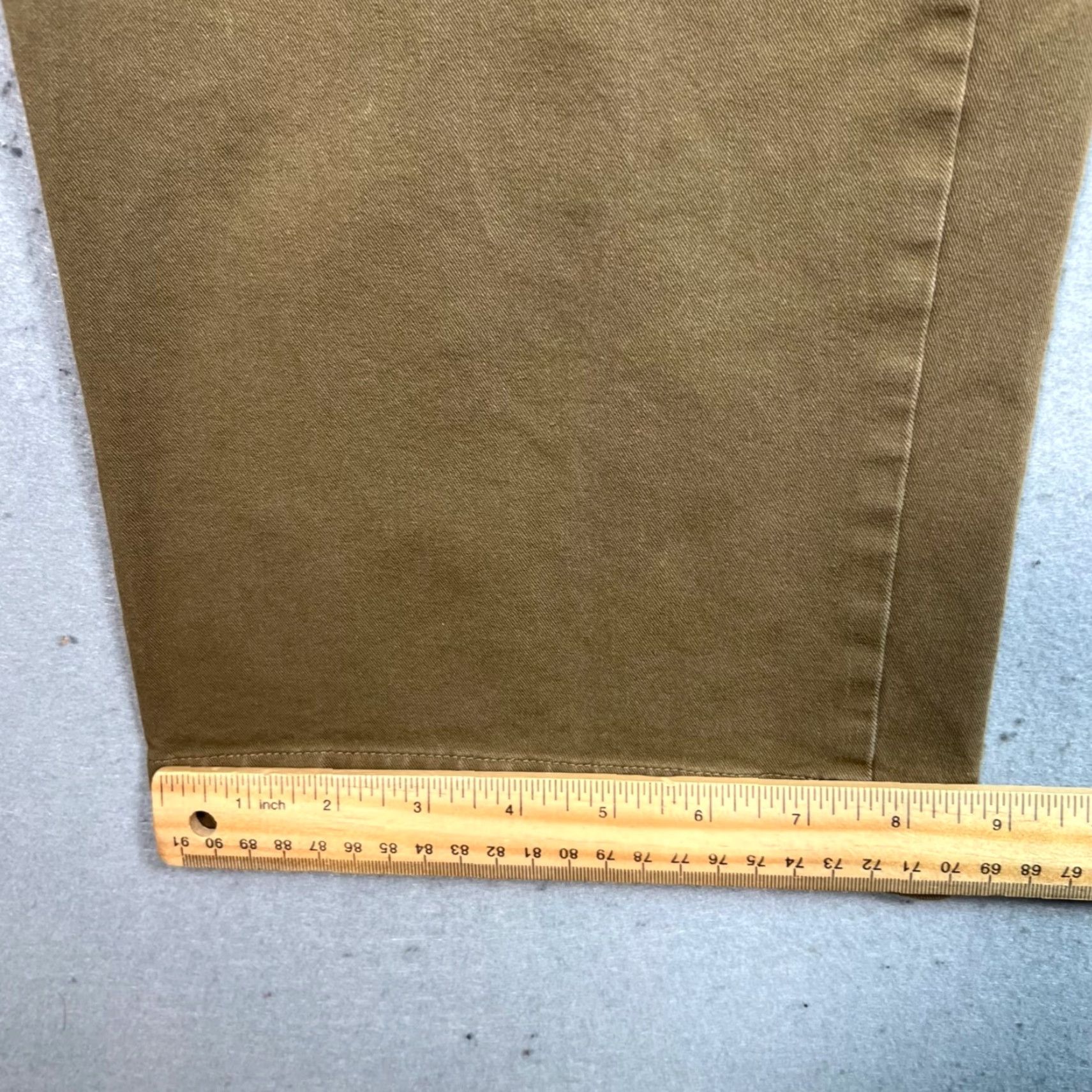 Muji MUJI Womens Pants Chino Wide-Leg High-Waisted Brown 24 Adult Womens 24 Inches Pockets Size 42" / US 20 - 7 Thumbnail