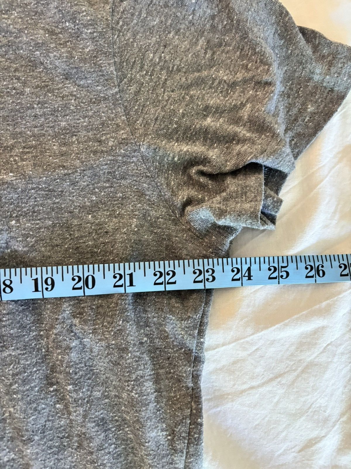 Allsaints AllSaints Oversized Grey Marl Minimalist T-Shirt Size US XL / EU 56 / 4 - 3 Thumbnail