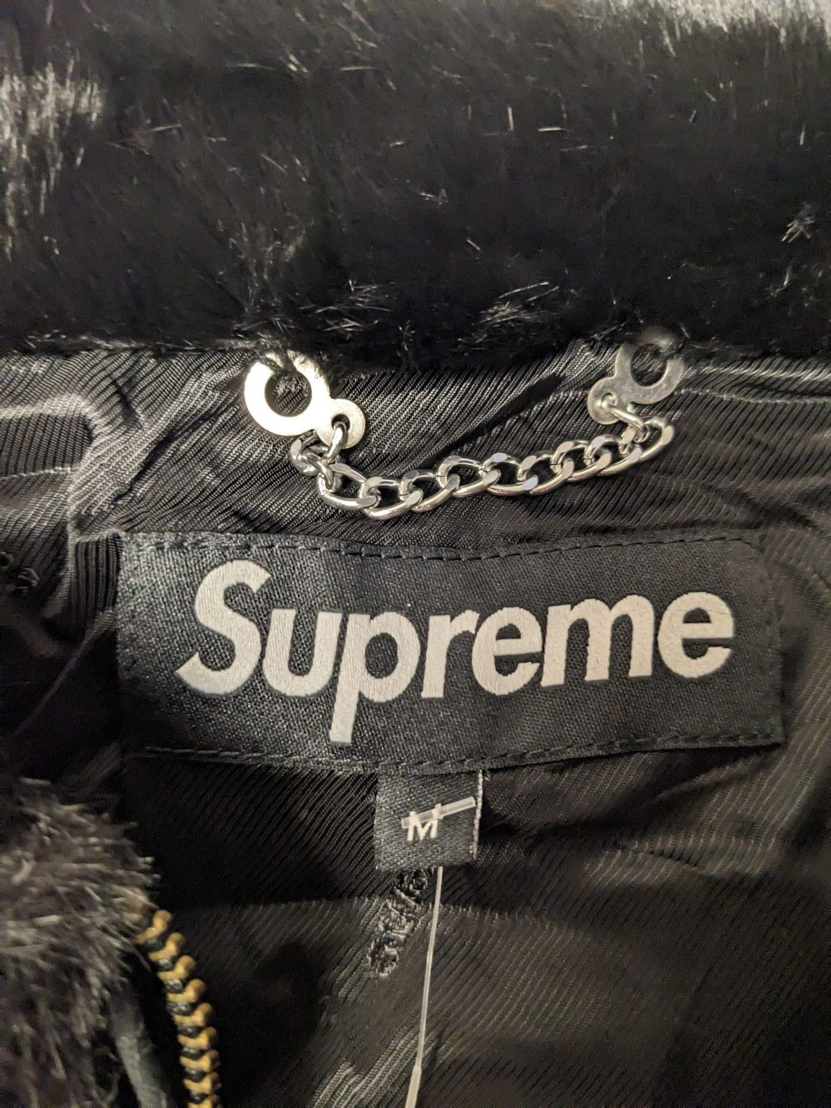 Supreme SS17 SUPREME FAUX FUR BOMBER JACKET BLACK M 2017 Size US M / EU 48-50 / 2 - 6 Thumbnail