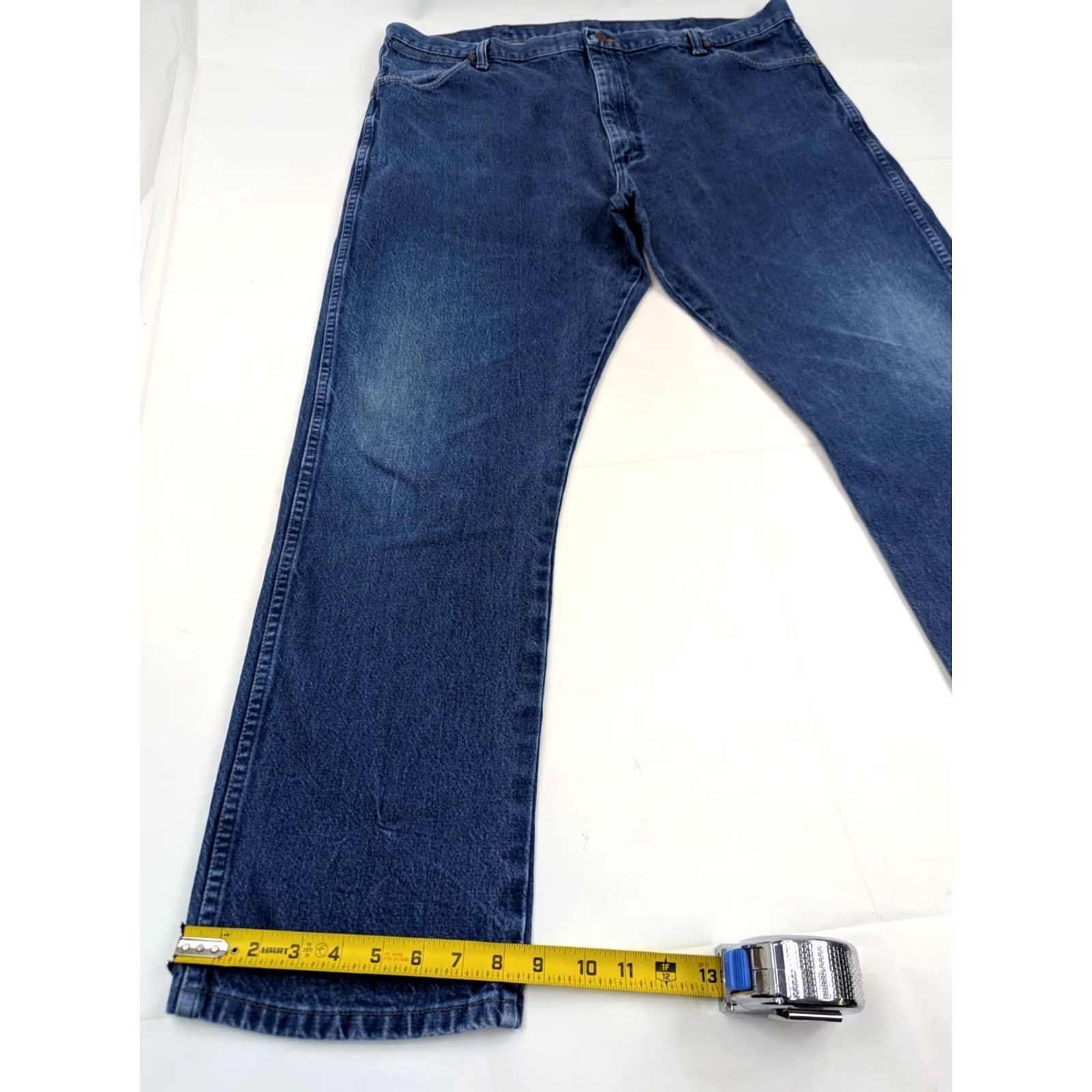Wrangler Wrangler 13MWZ Cowboy Cut Original Fit Jeans Men 42x32 Blue Denim Regular 5-Pocket Wrangler Cowboy Cut Men Jeans 42 Extended Listing Size US 42 / EU 58 - 2 Thumbnail