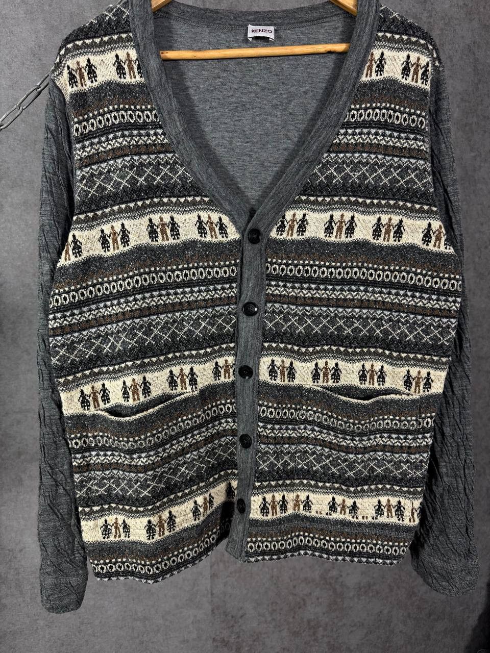 Kenzo Kenzo luxury designer cardigan Size US M / EU 48-50 / 2 - 3 Thumbnail