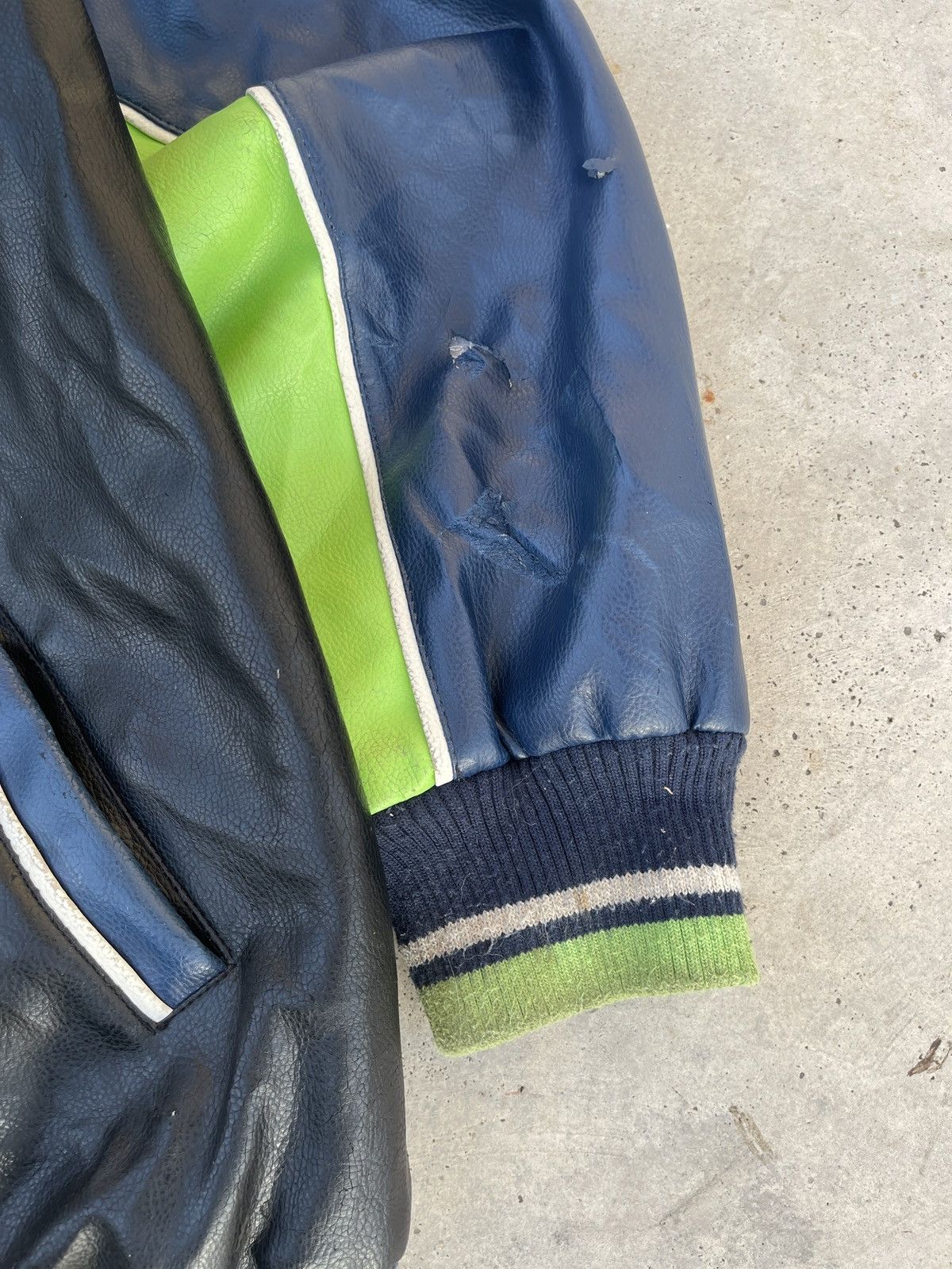 NFL Seattle Seahawks NFL Leather Man Varsity Jacket Size US XXL / EU 58 / 5 - 10 Thumbnail