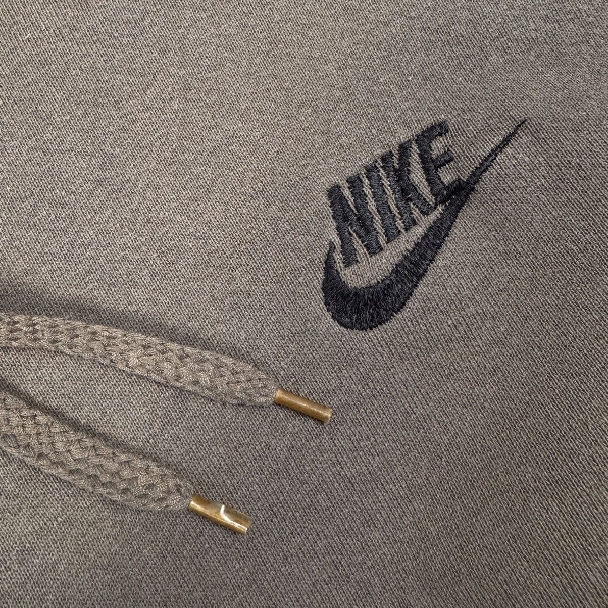 Nike × Vintage Vintage Nike 90s Swoosh Brown Oversized Hoodie Size US XL / EU 56 / 4 - 8 Thumbnail