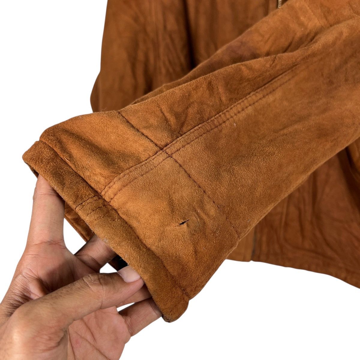 Other 🔥 Vintage Harry & Moore Sportwear Fur Trim Leather Jacket Size US M / EU 48-50 / 2 - 9 Thumbnail