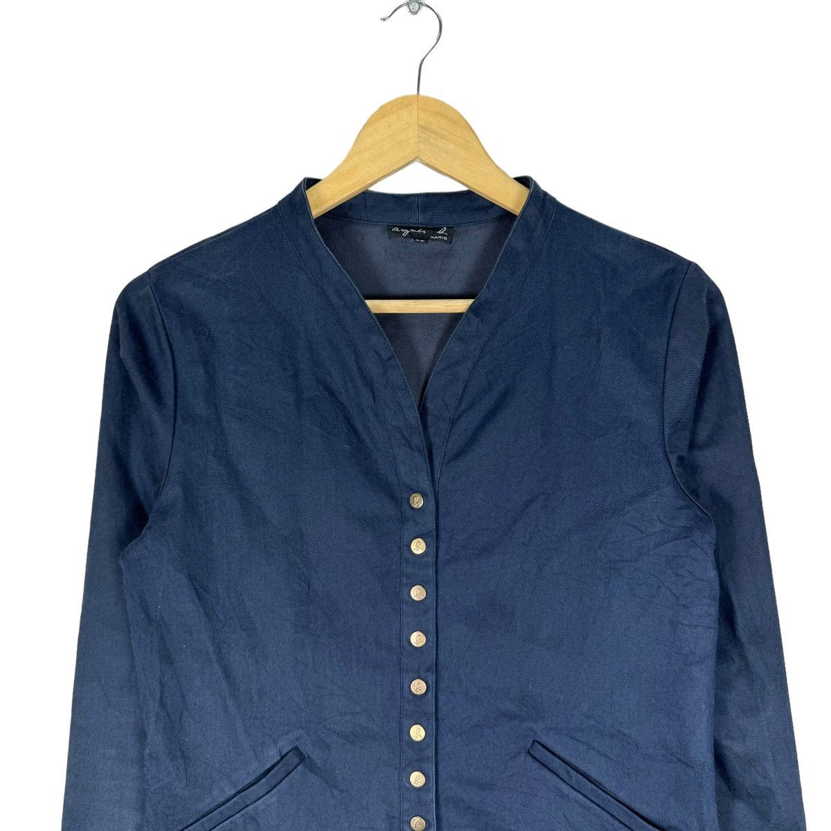 agnes b. 🌟AGNES B SNAP BUTTON CARDIGAN SWEATER Size S / US 4 / IT 40 - 2 Thumbnail