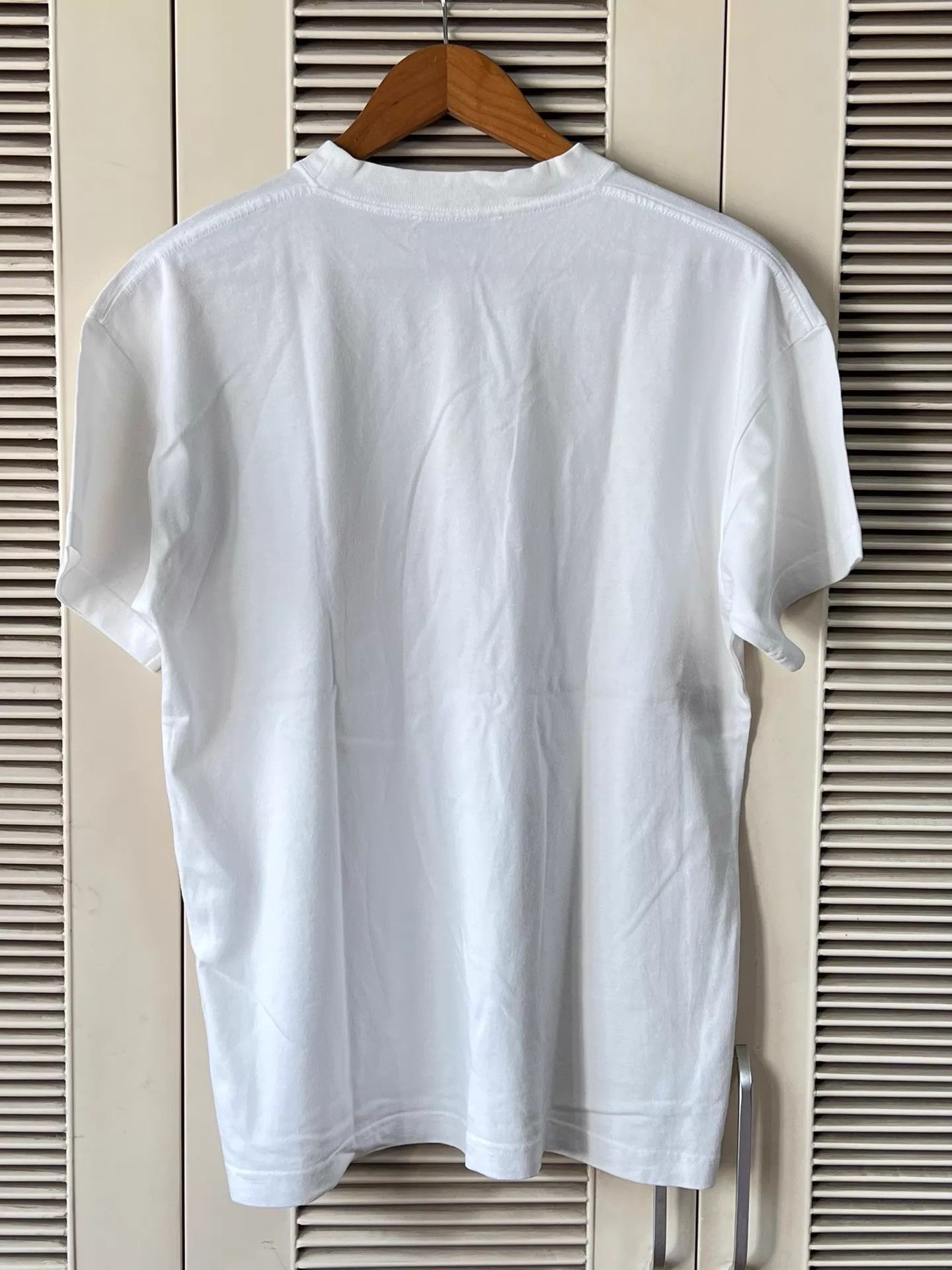 Balenciaga Balenciaga Jelly Graffiti Pink Logo White Tee XS Size XS / US 0-2 / IT 36-38 - 2 Thumbnail